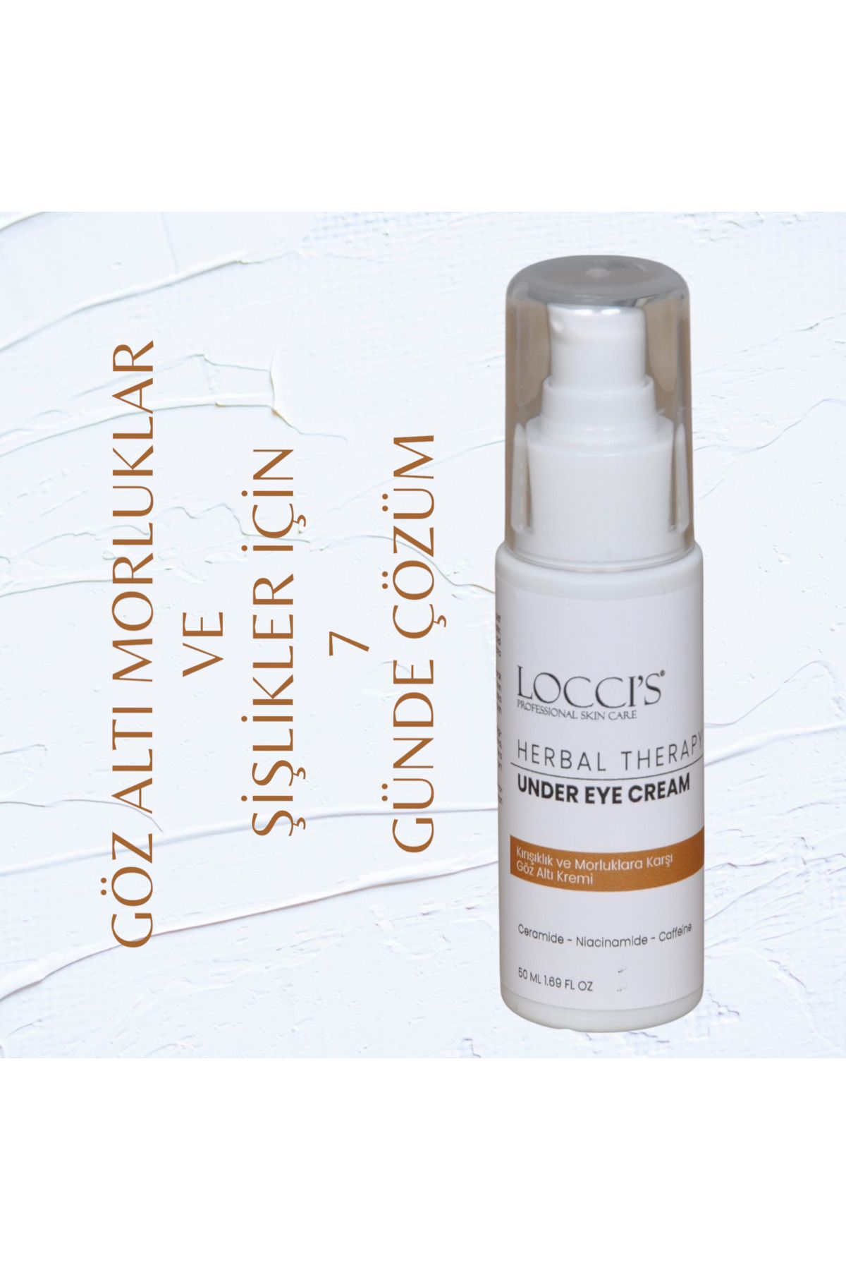 loccis LOCCİ'S Göz Altı Kremi, Göz Altı Morlukları Ve Göz Altı Nemlendirici 50ml