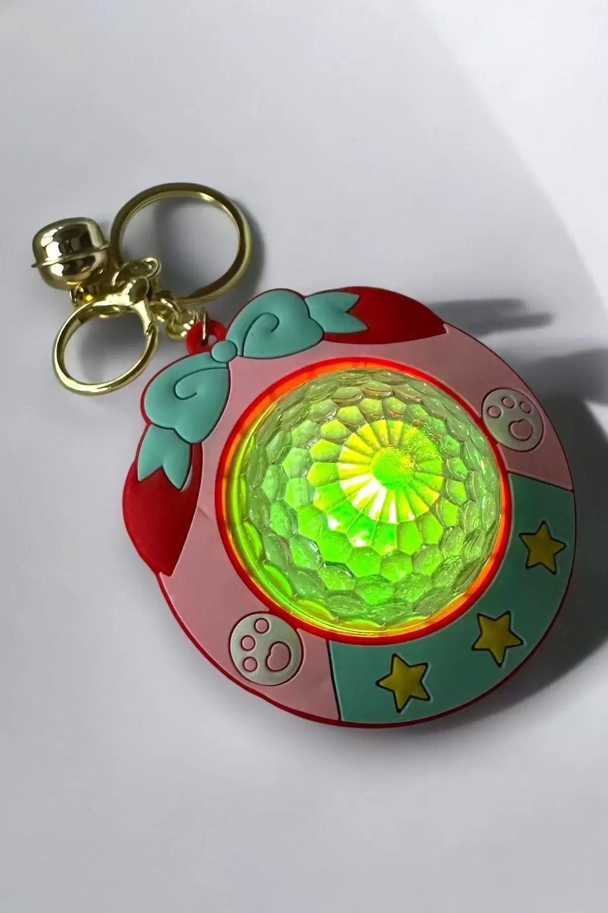 TakıDolabı Karışık Renk Ufo Figürlü Anahtarlık