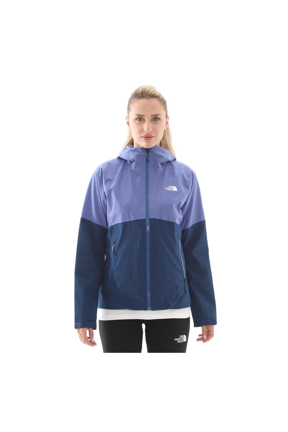 THE NORTH FACE F0A87GP8Z51-R The North Face W Dıablo Dynamıc Zıp-In Jacket Kadın Yağmurluk-R&uuml;zgarlık Mavi