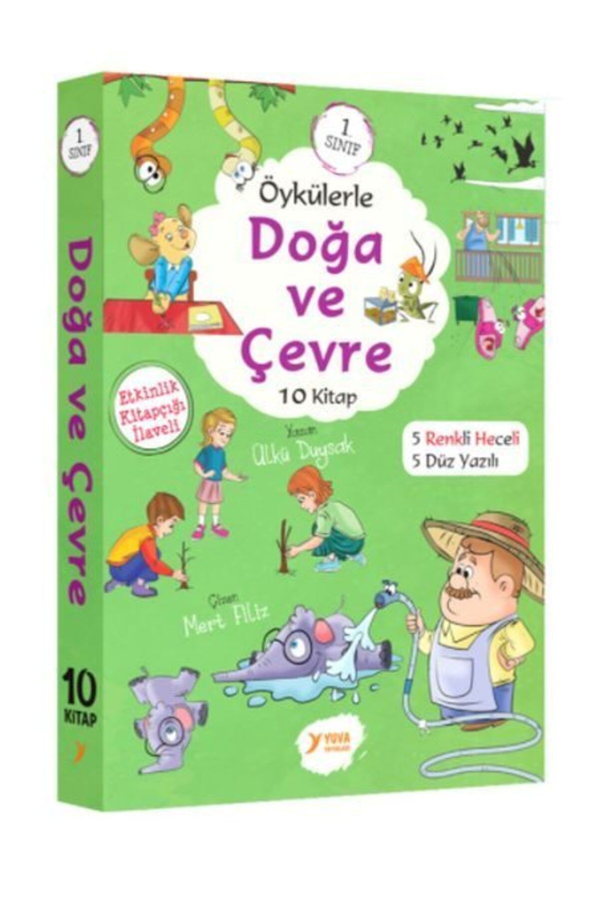 Destek Yayınları Öykülerle Doğa ve Çevre 1 Sınıf 10 Kitap