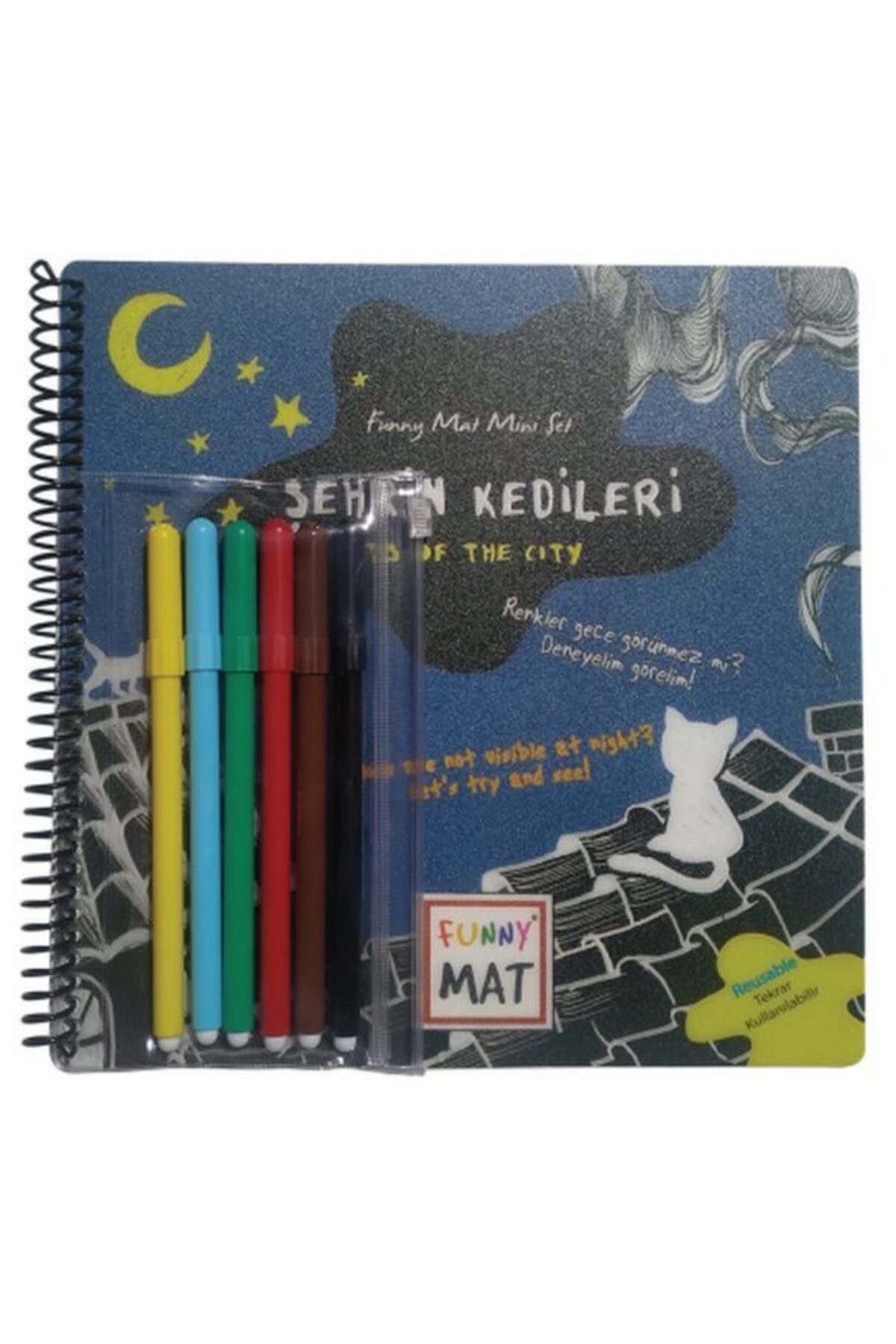Destek Yayınları Şehrin Kedileri Funny Mat Mini Set Aktivite Seti