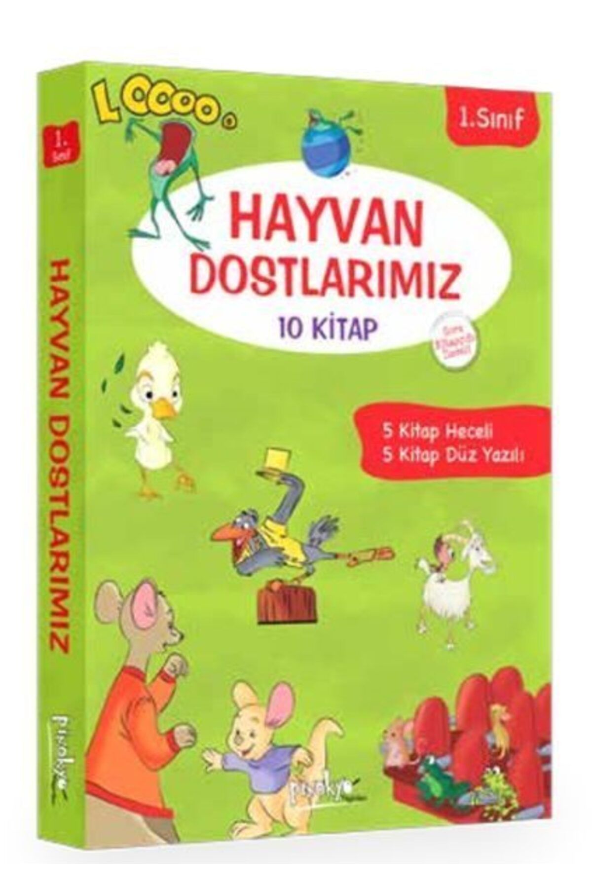 Destek Yayınları 1 Sınıf Hayvan Dostlarımız Serisi 10 Kitaplık Set