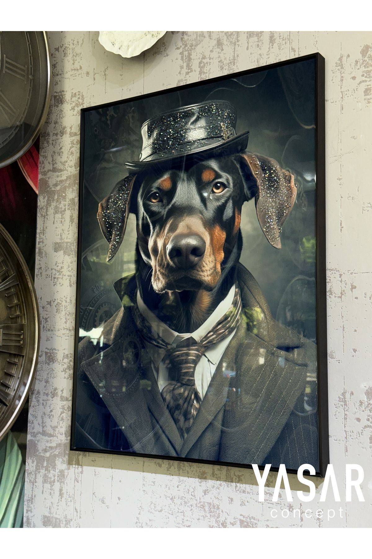 YSR CONCEPT The Dogfather Köpek Reçine Tablo