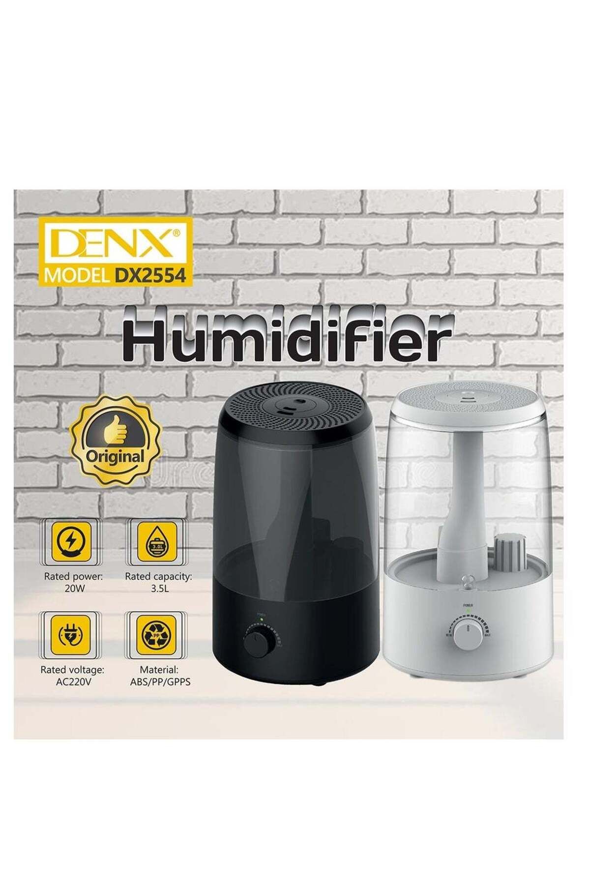 Denx-معطر هواء ذكي | مرطب هواء ذكي وناشر مع إضاءة LED 2