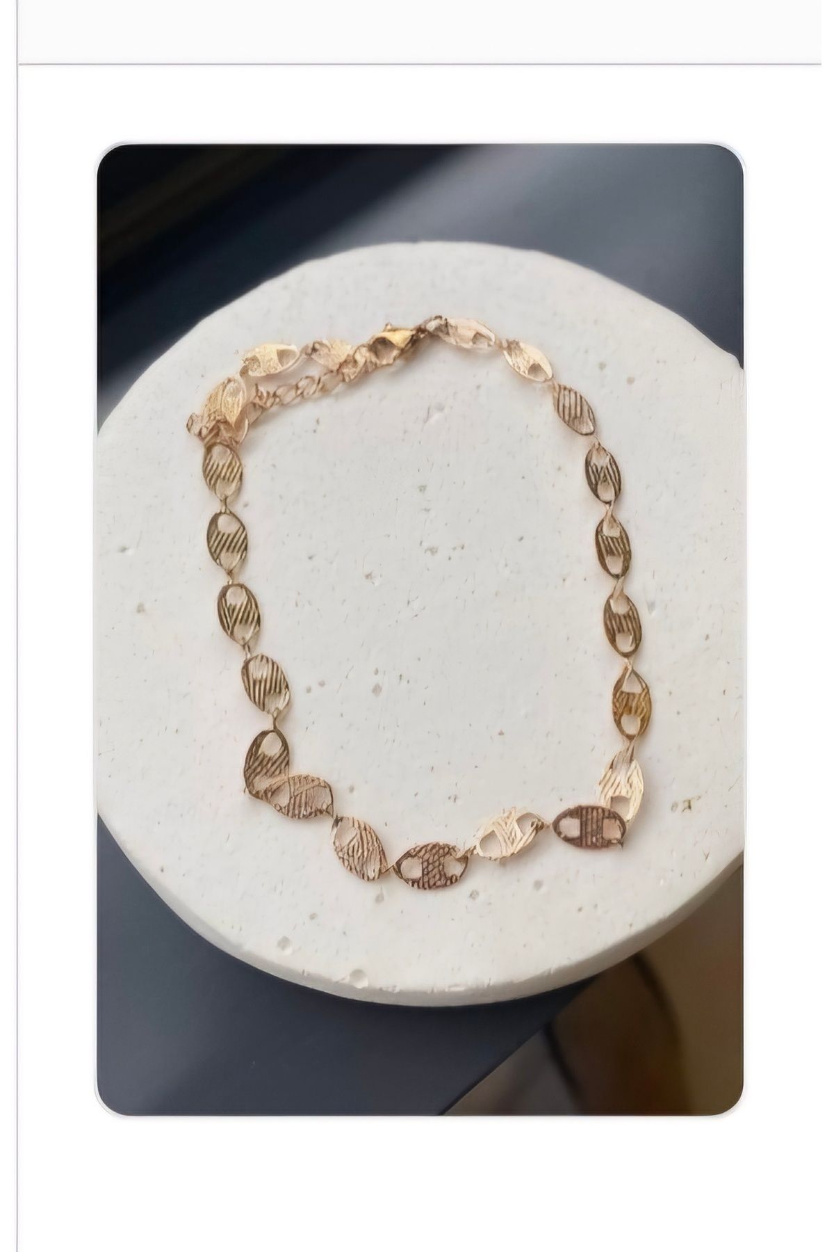 Meri Rose gold çelik halhal