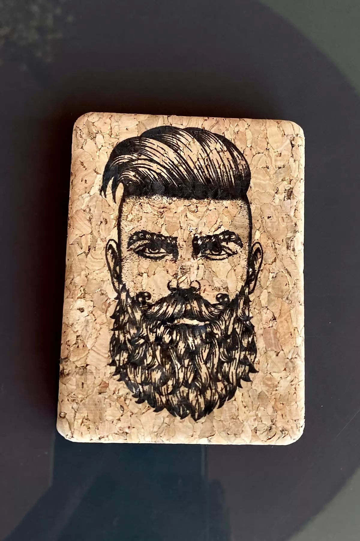 TakıDolabı Erkek Desenli Cep Ayna