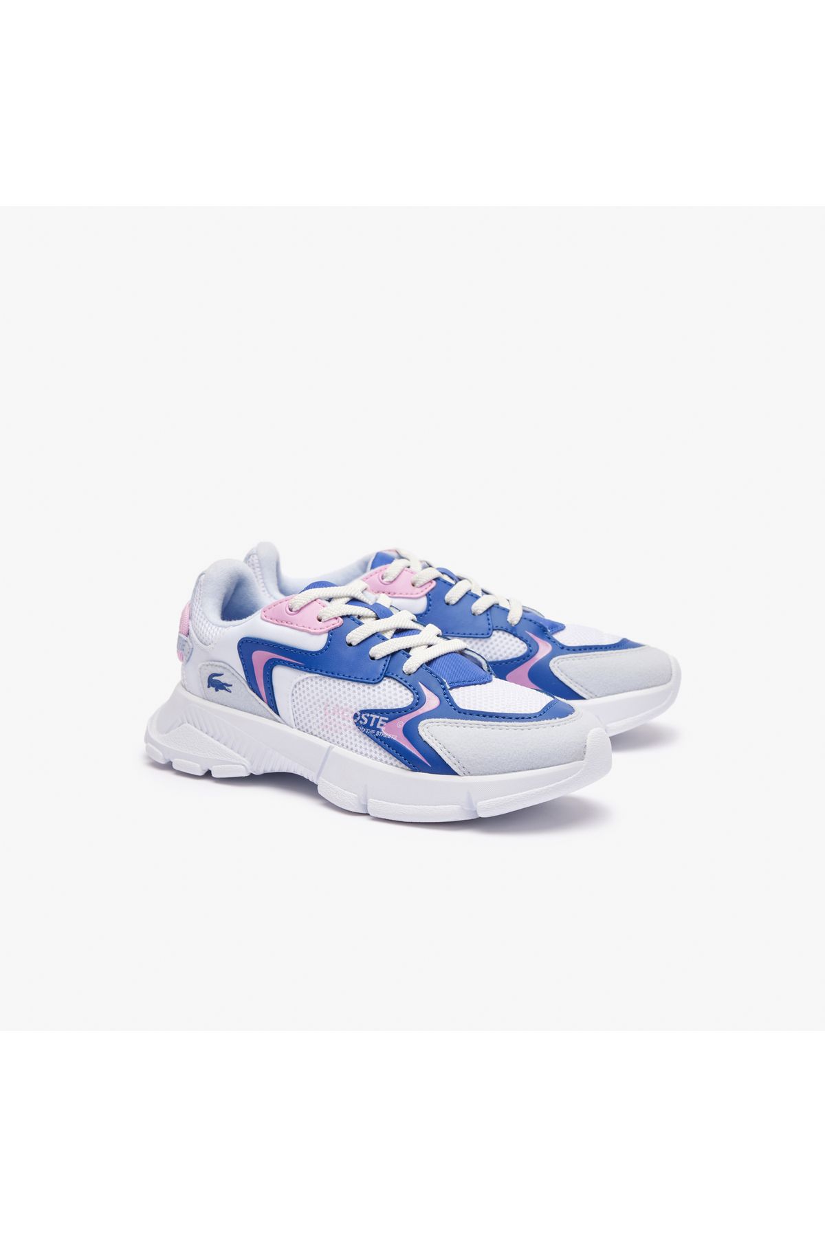 اسنیکر آبی دخترانه و پسرانه بچگانه کفش ورزشی روشن L003 NEO Lacoste