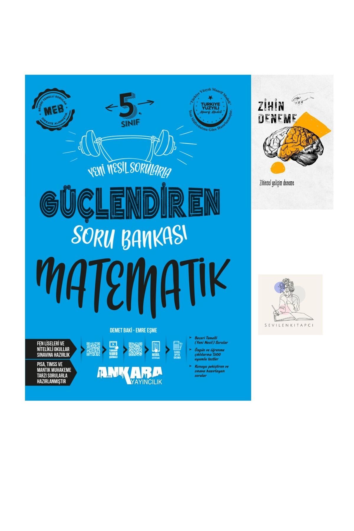 Ankara Yayıncılık ANKARA 5.SINIF GÜÇLENDİREN MATEMATİK SORU BANKASI-ZİHİNDENEME-KAR14