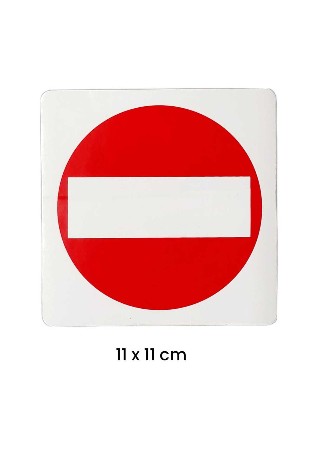 Aplı TAŞIT GİREMEZ STİCKER 11 x 11 cm (kağıt baskı) 1 ADET