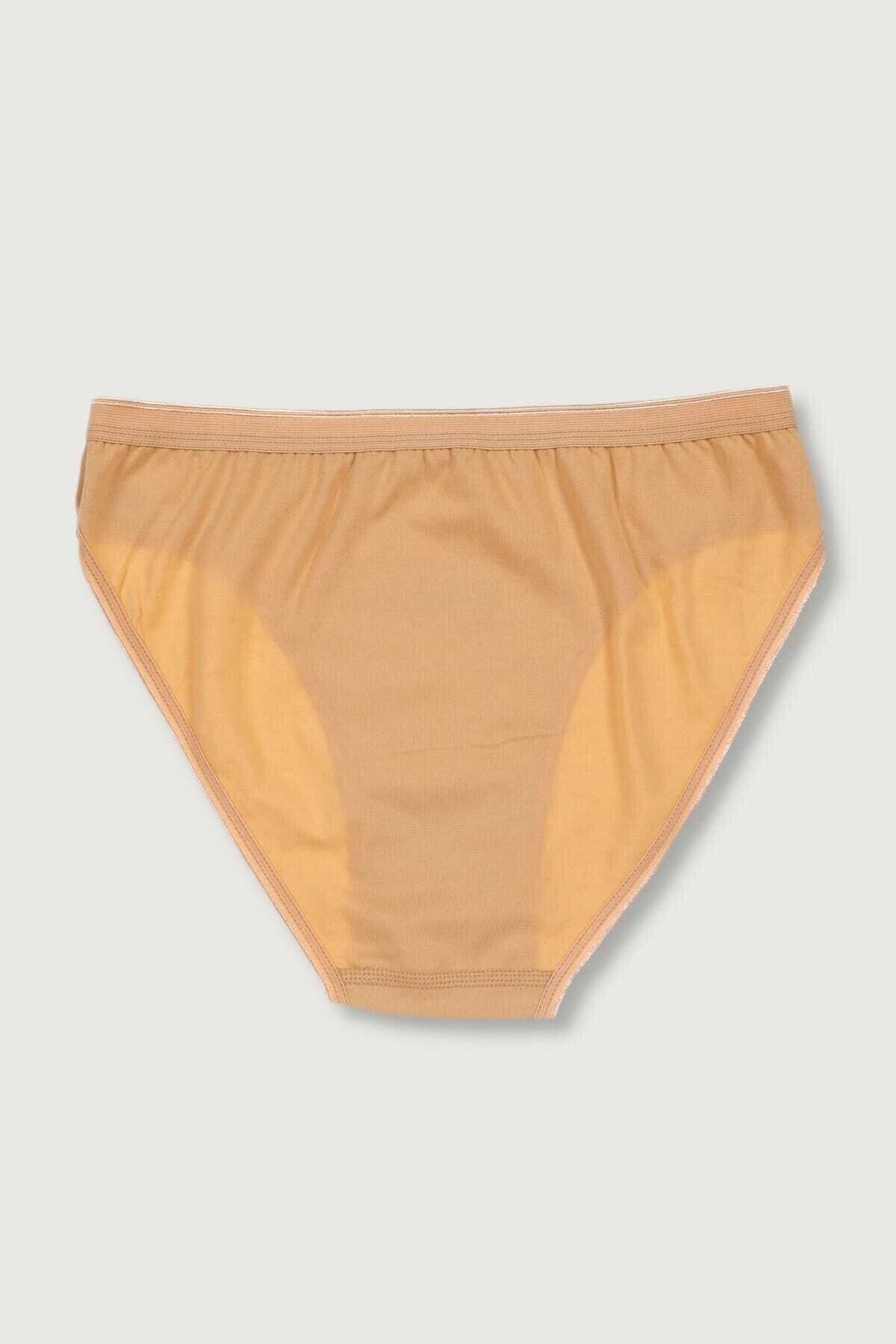 HOBY İÇ GİYİM Kadın Ten 12'Li Paket Bikini Külot Elf568T0635Ccm12