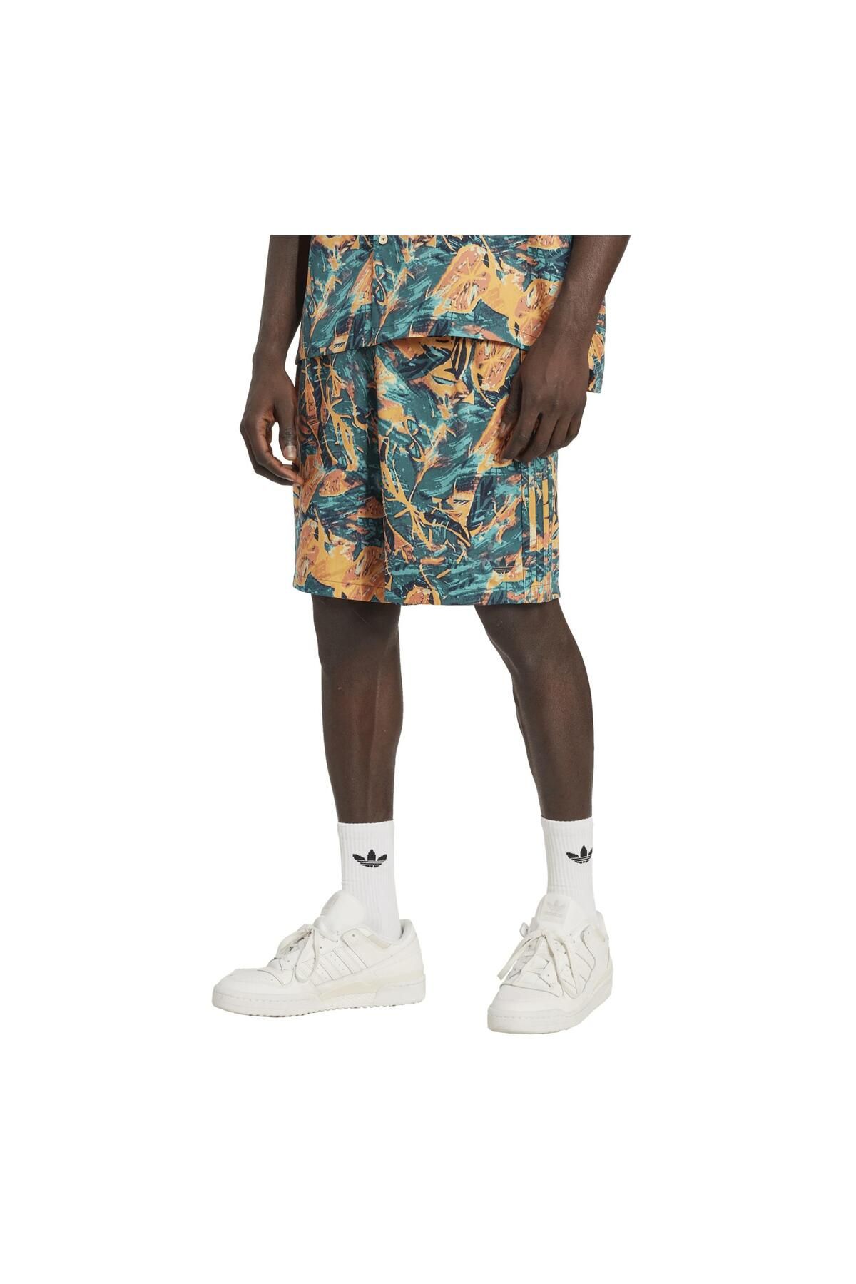 adidas KB8370-E adidas Floral Short Erkek Şort Ve Kapri Yeşil