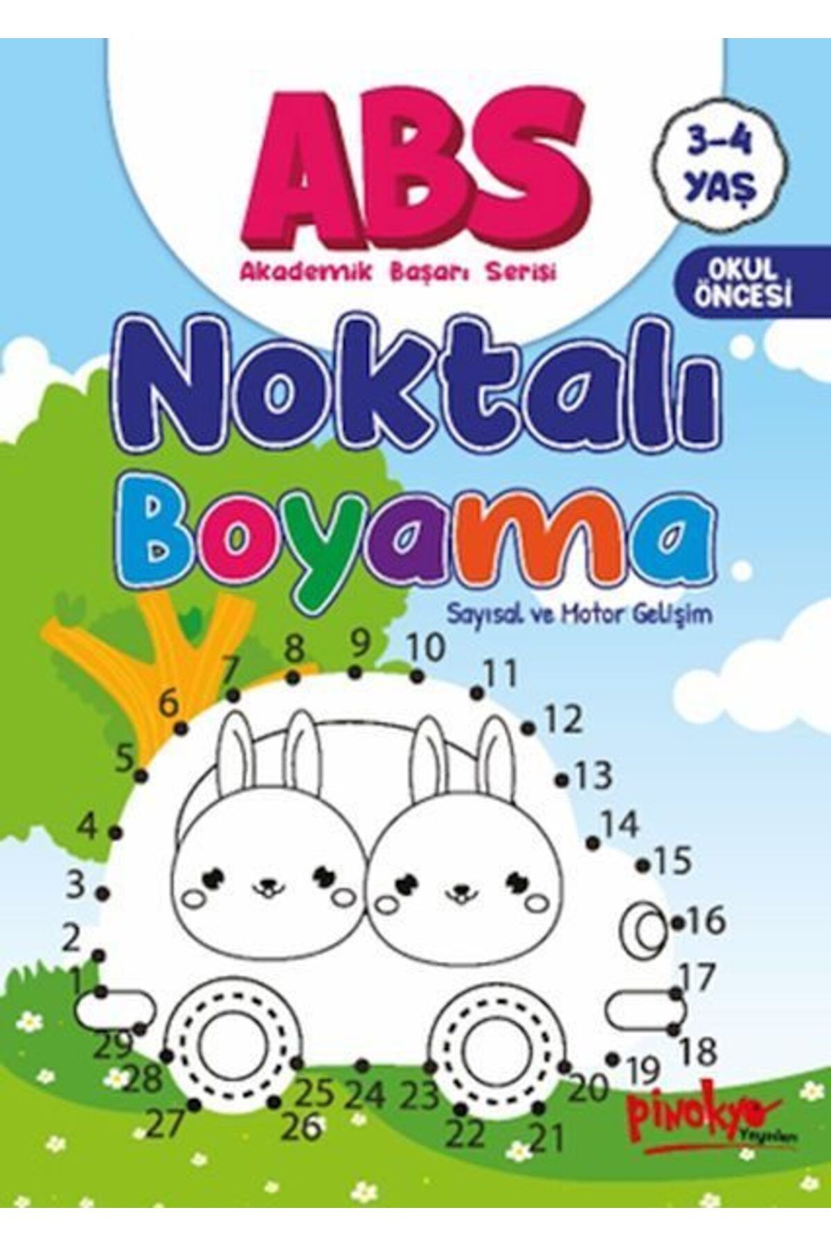 Destek Yayınları ABS 34 Yaş Noktalı Boyama