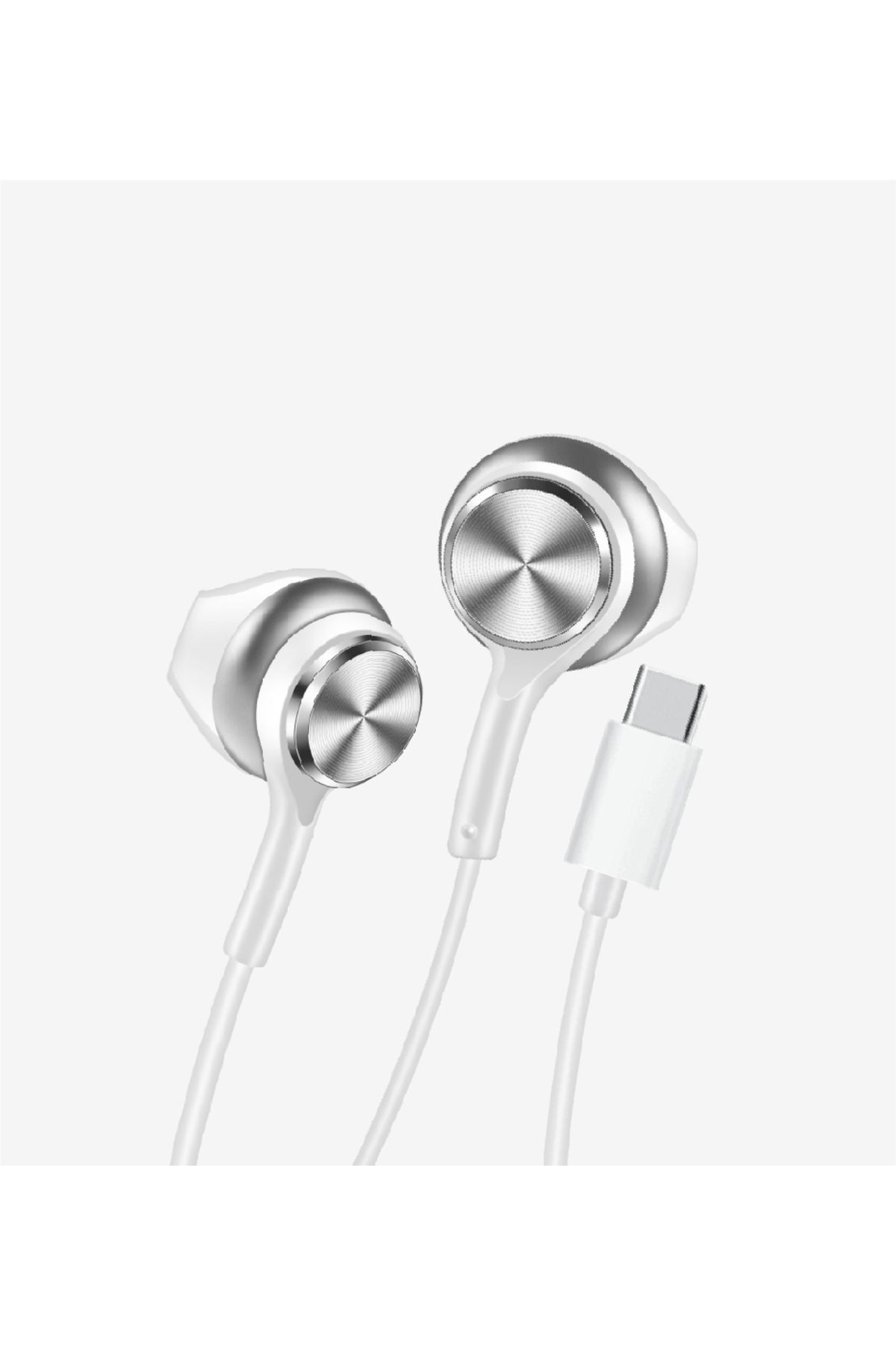 intoku H75 EarPhone Yüksek Baslı Mikrofonlu Tip-C Stereo Kulak İçi Kablolu Kulaklık