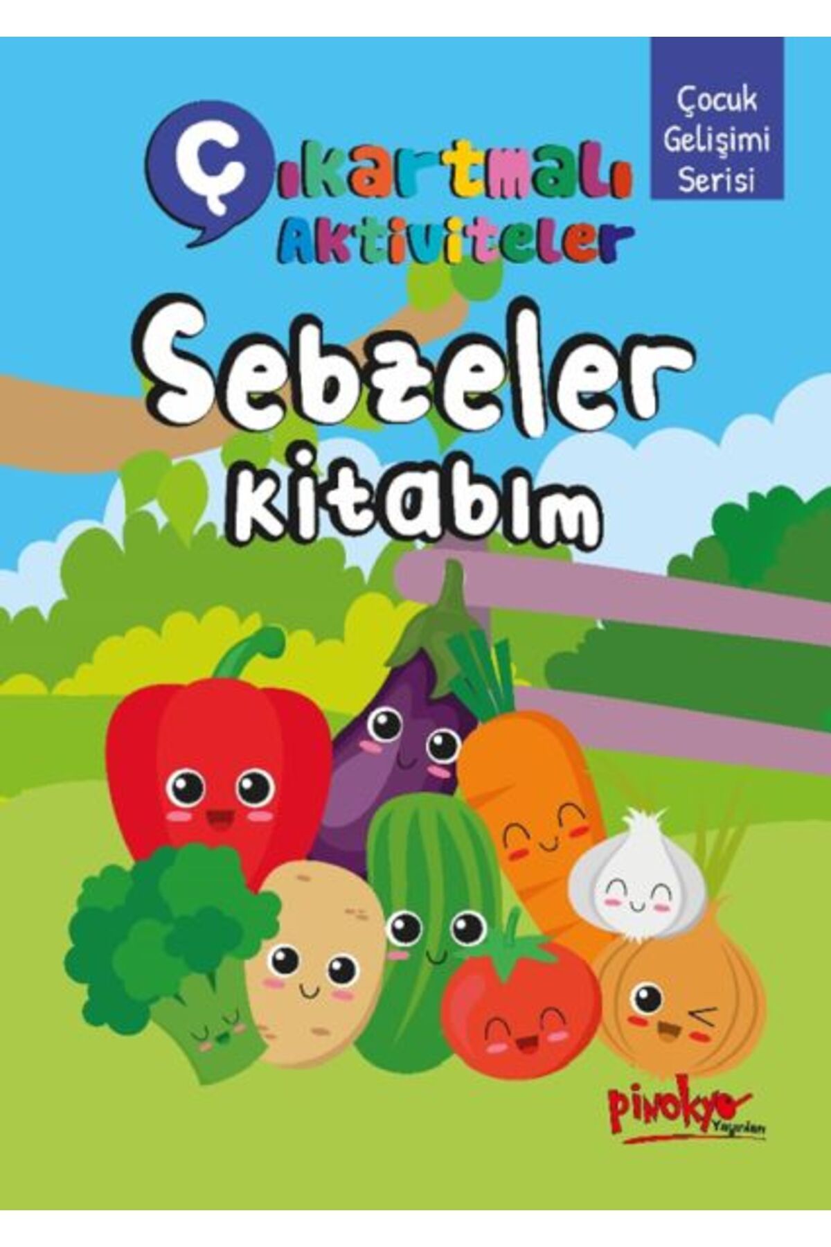 Destek Yayınları Çıkartmalı Aktiviteler Sebzeler Kitabım