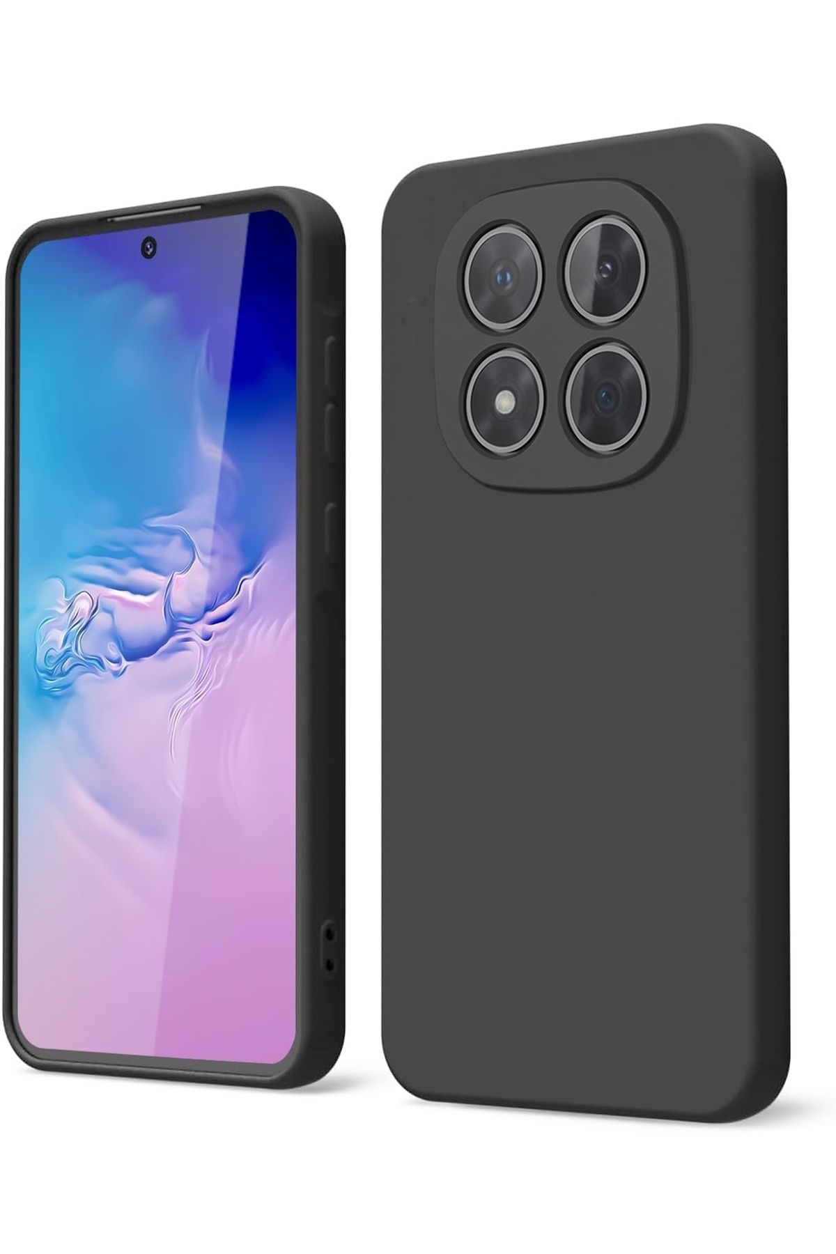 m.tk moveteck Xiaomi Redmi Note 14 Pro 4g Kılıf Lansman Kamera Korumalı içi Kadife Yumuşak Renkli Silikon Mat His