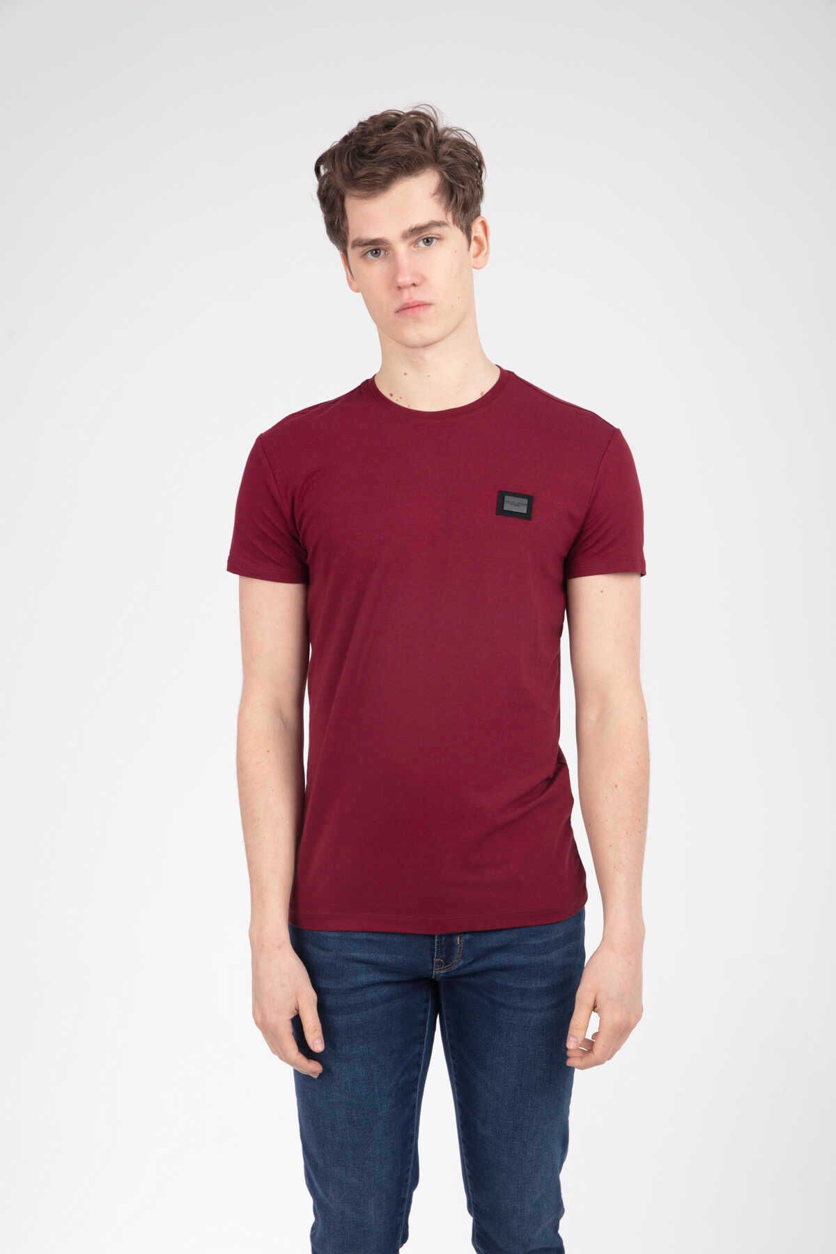 Voltaj Snob Erkek Tişört Bordo