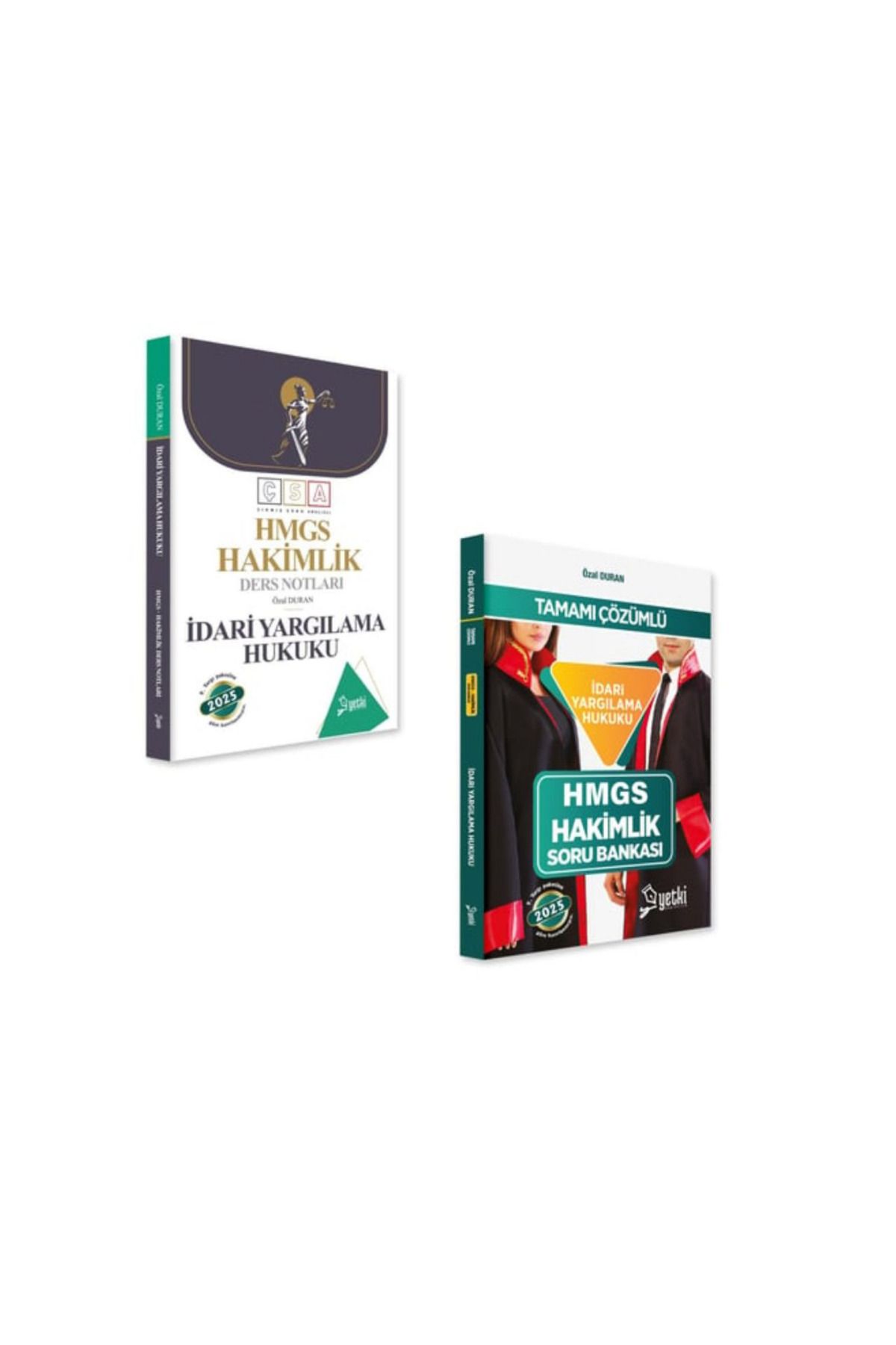 Yetki Yayıncılık ÇSA İDARİ YARGILAMA HUKUKU HAKİMLİK DERS NOTLARI + HMGS VE HAKİMLİK SORU BANKASI 2025