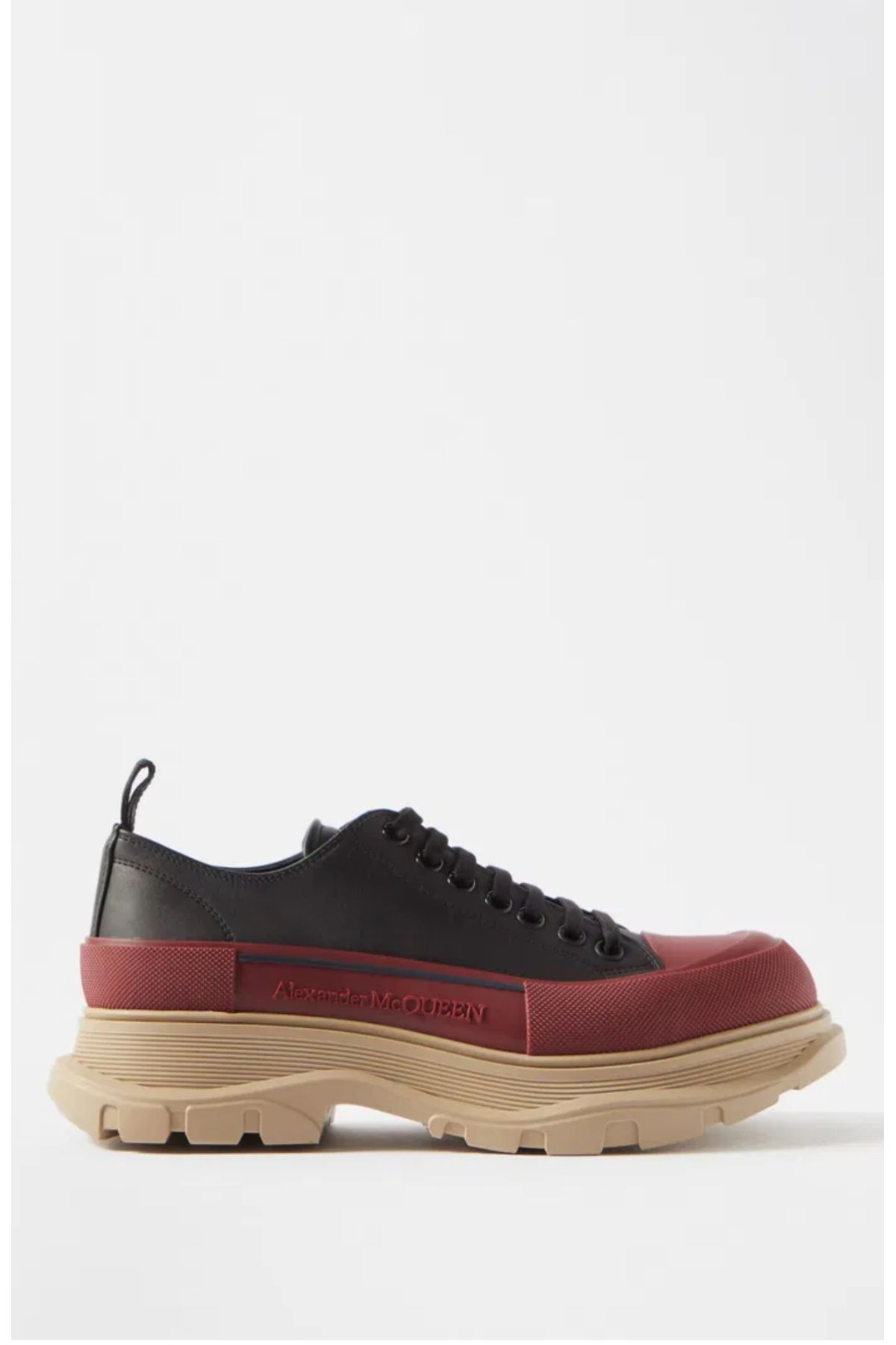 ALEXANDER MCQUEEN Yeni Sezon Deri Erkek Sneakers
