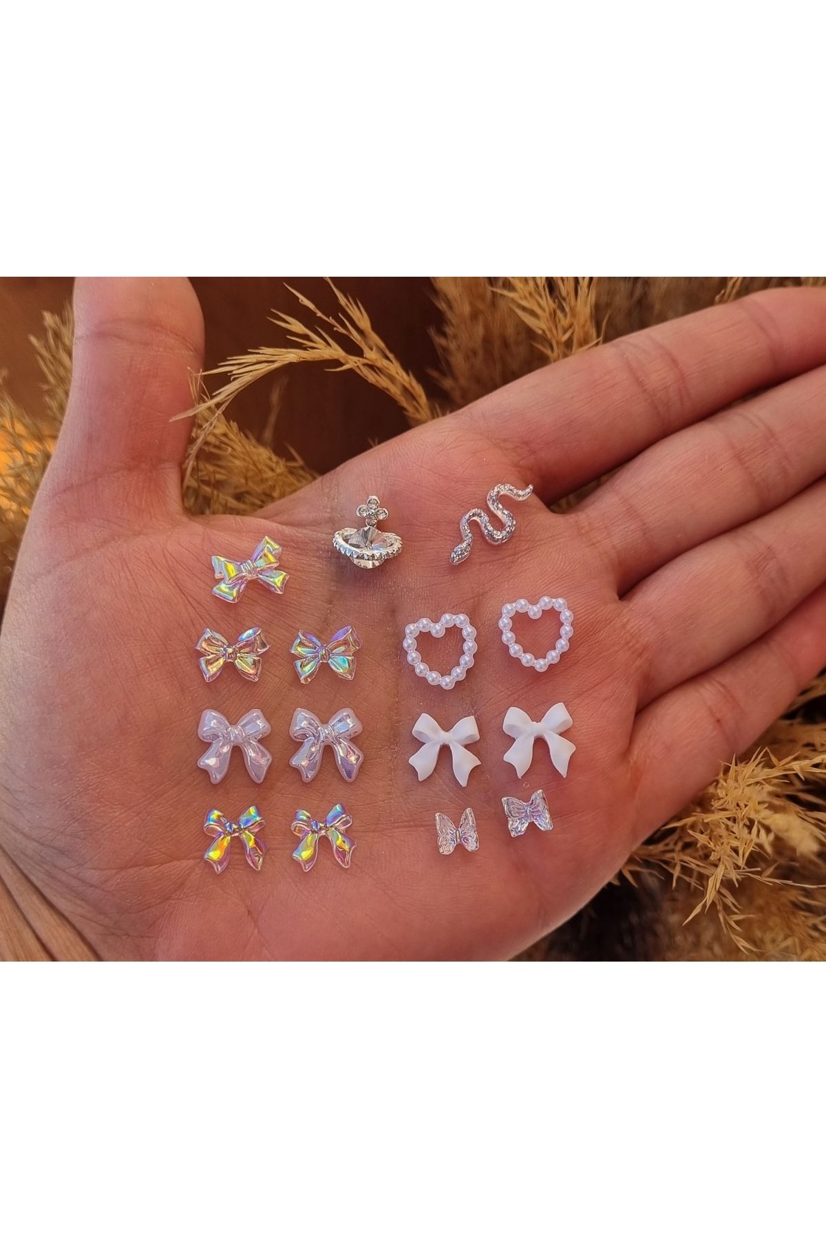 one cat charm Tırnak Charm Tırnak Süsleme Nail Art Kawaii Y2k Gökyüzü Gezegen 15 Adet Karışık
