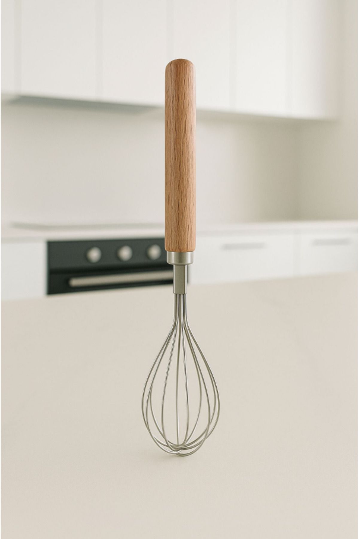 AYGÖREN HOME Bambu Saplı Çırpıcı Yeni Model Mikser Krem Sos Karıştırıcı Metal Saplı