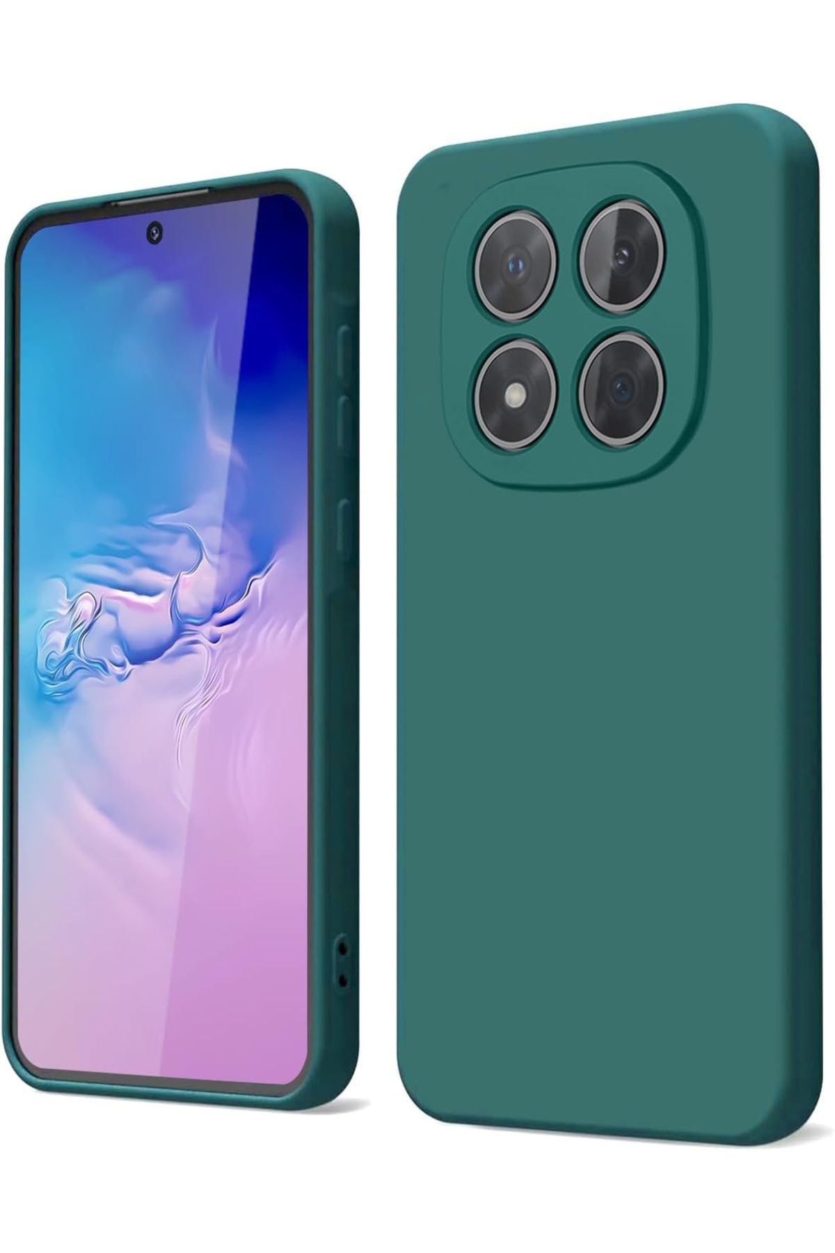 m.tk moveteck Xiaomi Redmi Note 14 Pro 4g Kılıf Lansman Kamera Korumalı içi Kadife Yumuşak Renkli Silikon Mat His