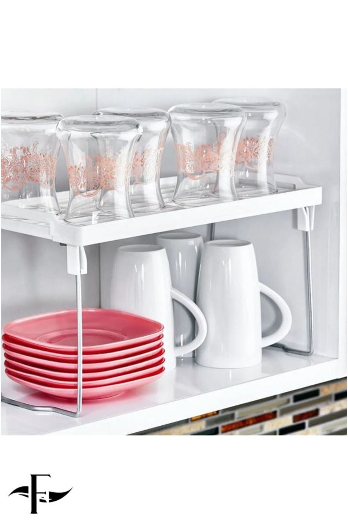 FES PLASTİK Mutfak Organizer Tezgah ve Dolap Düzenleyici
