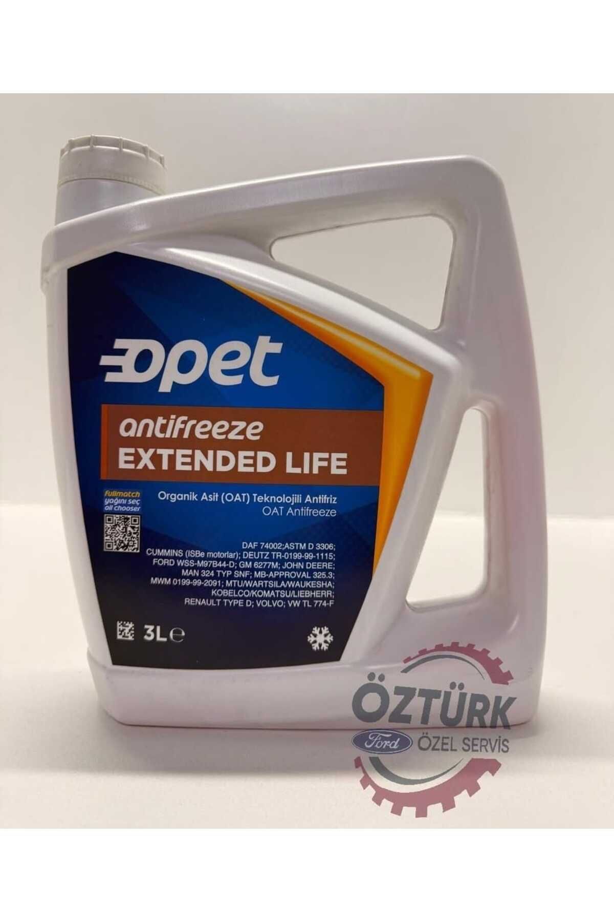 opet ANTİFRİZ ORGANİK KIRMIZI