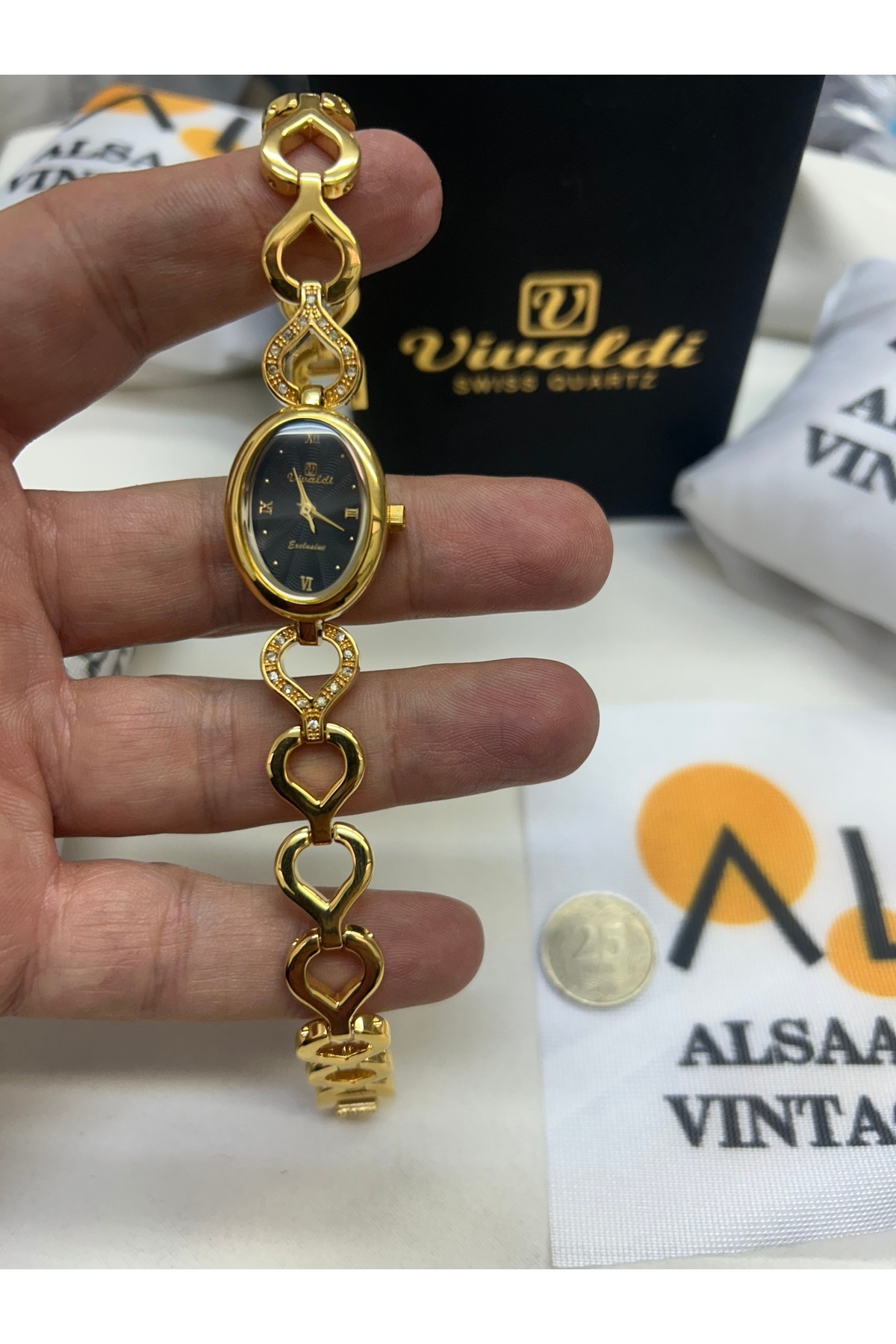 洋楽 LADY 14 Vivaldi Vintage kadın saati L07335 - Fiyatı, Yorumları