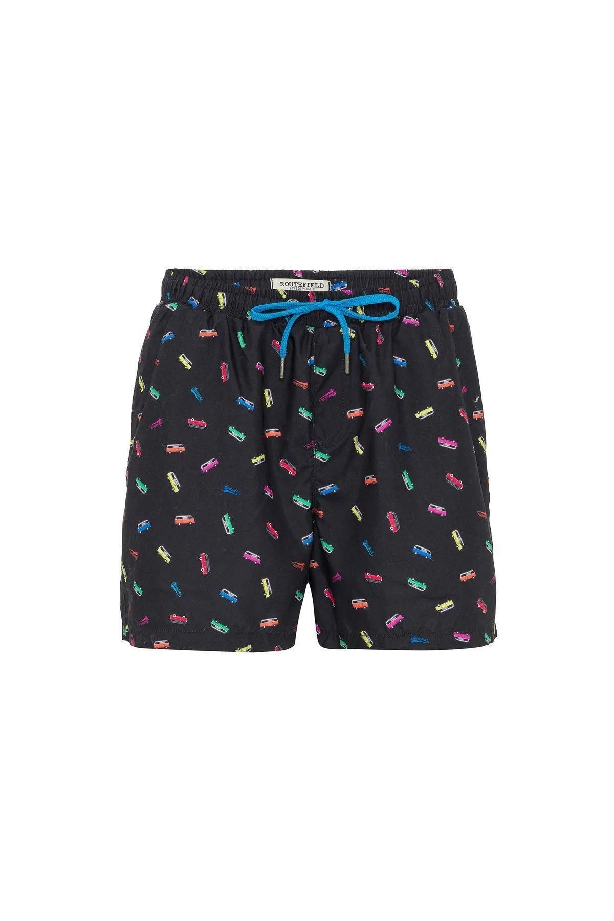 ROUTEFIELD RFVAN23 Van Erkek Şort Mayo Siyah