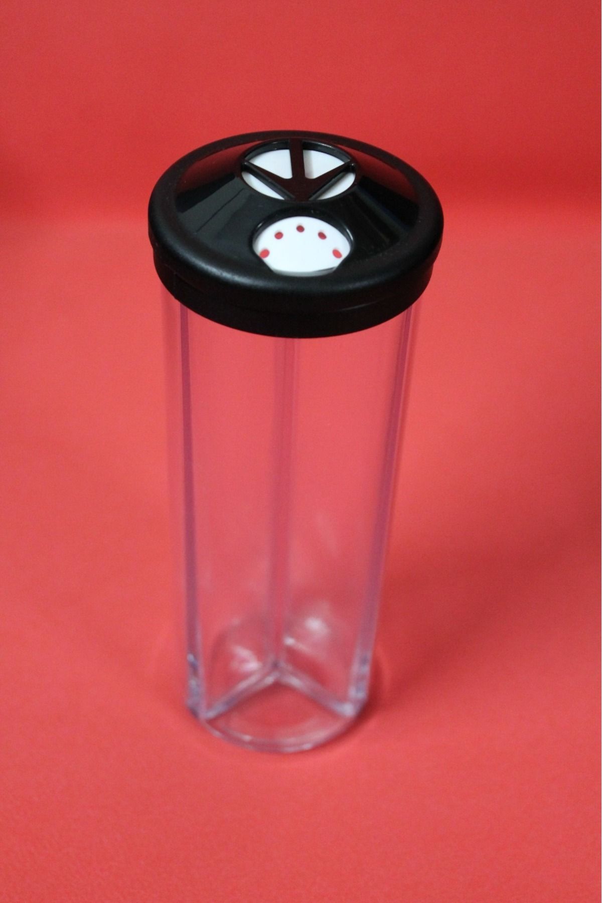 Demir Çeyiz-Dmr Life Salt Shaker Three Compartment Spice Rack One Movement Three Flavors Practical and Fast Use 6