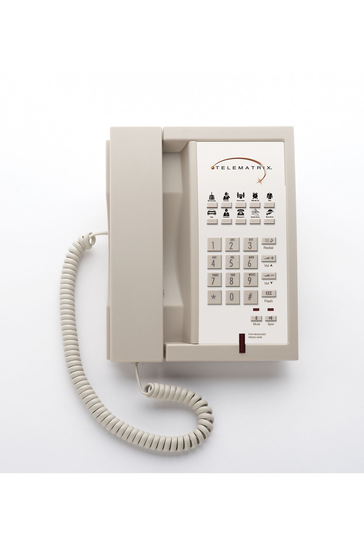 Telematrix Krem Özel Otel Oda Telefonu 3300 Mwd1