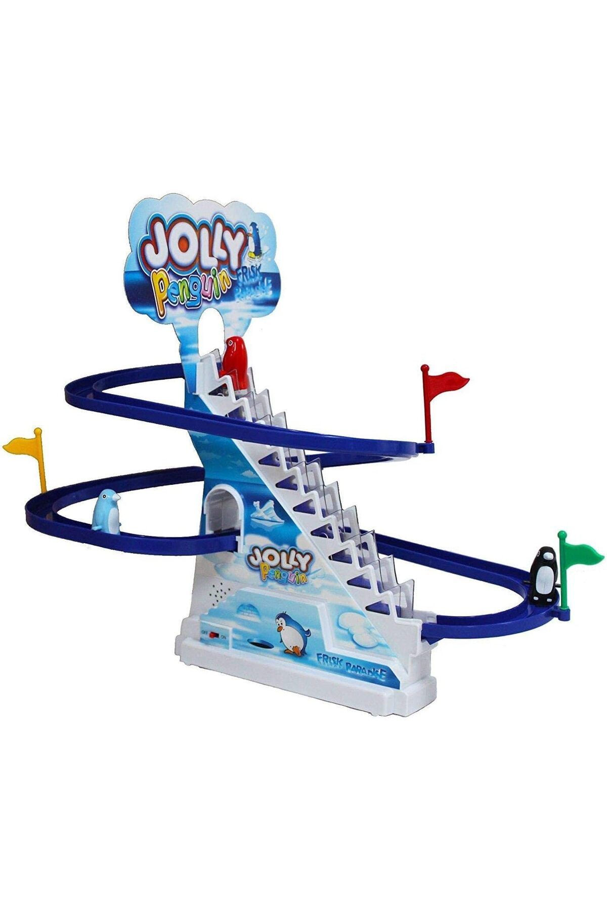 Generic-Other Play Jolly Penguin Race and Slide with Music and Battery 3