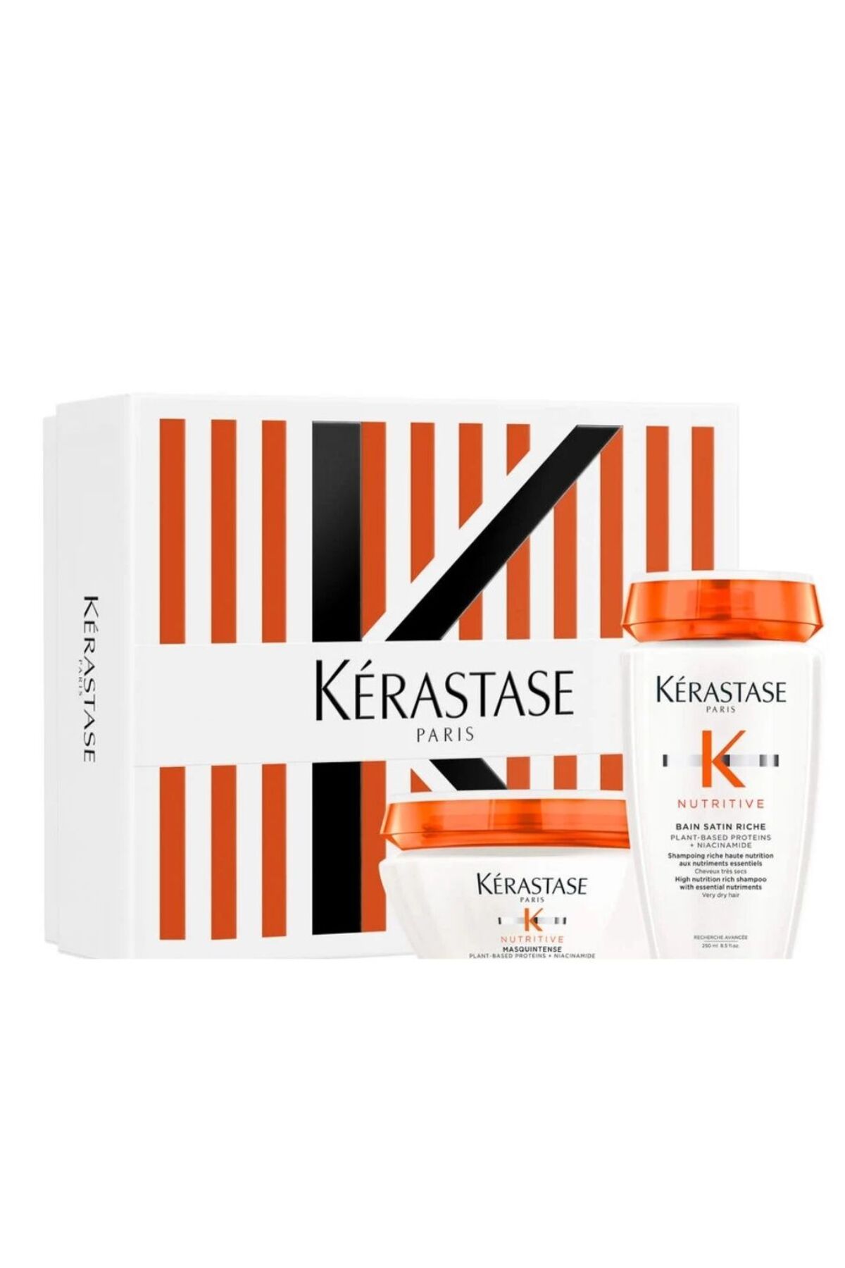 Kerastase Nutritive Kuru Saçlar İçin İkili Set Bain Satin Riche Şampuan 250ml Masquintense Saç Maskesi 200ml
