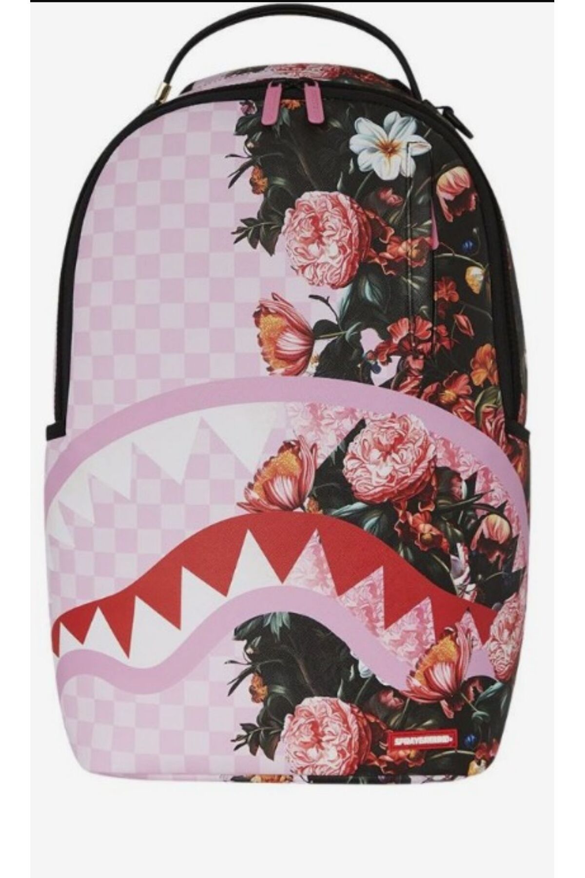 Sprayground Pembe Çiçekler Sırt Çantası