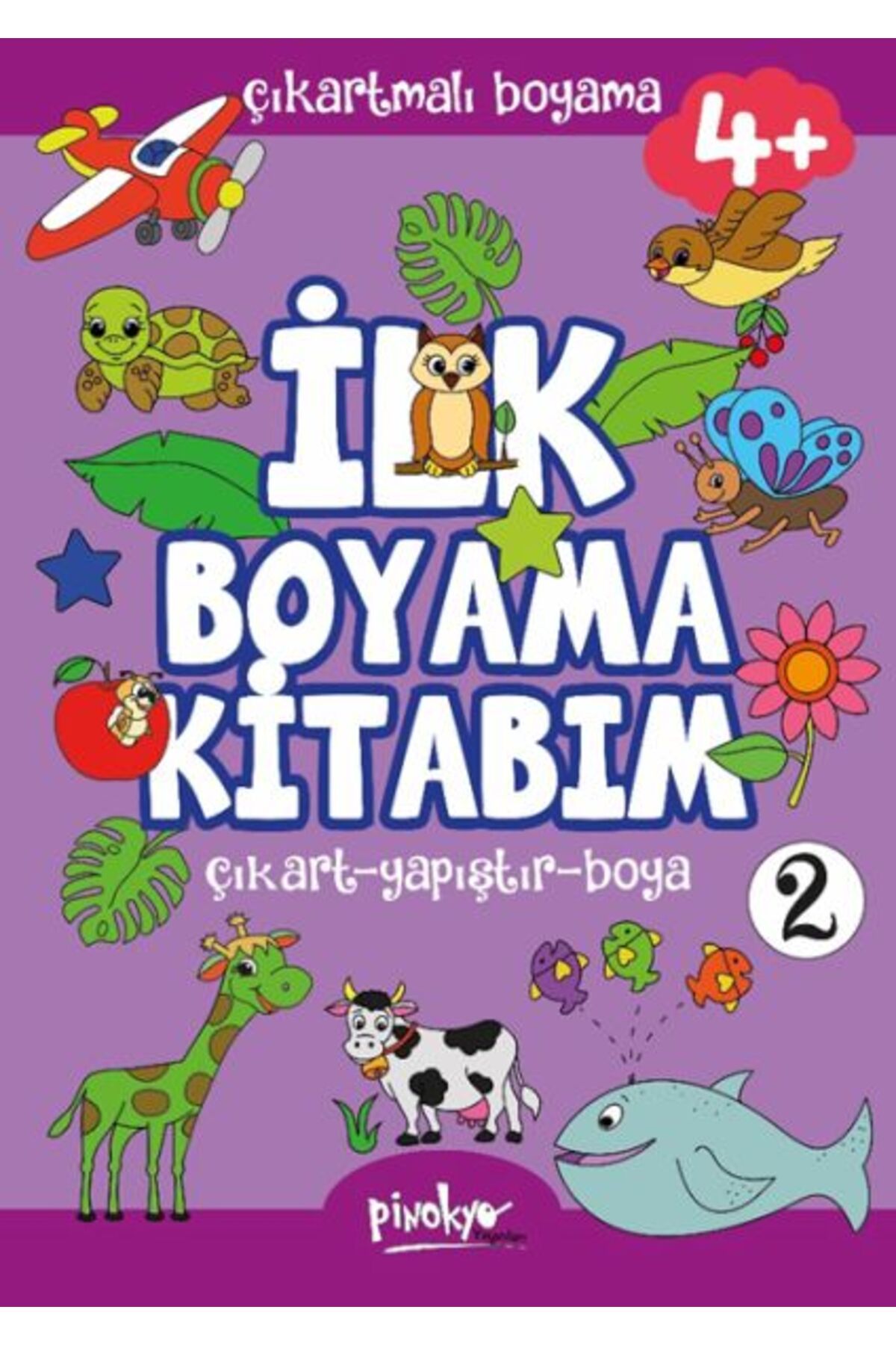 Destek Yayınları Çıkartmalı İlk Boyama Kitabım 4 Yaş2