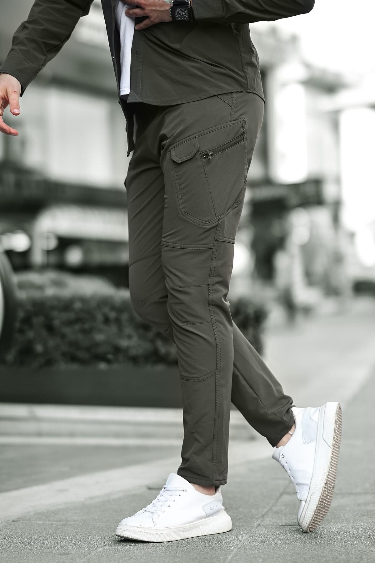 Brooklyn Park Erkek Outdoor Taktik Pantolon - Su geçirmez, Esnek, Çok cepli, Dayanıklı Kumaş