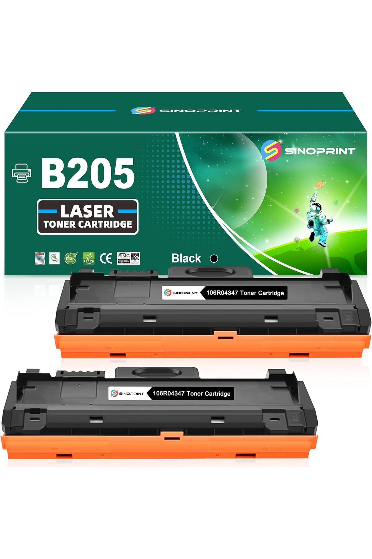 Xerox B210 B205 B215 B210DNI B205NI B215DNI B215MFP B205MFP 2-Pack Black