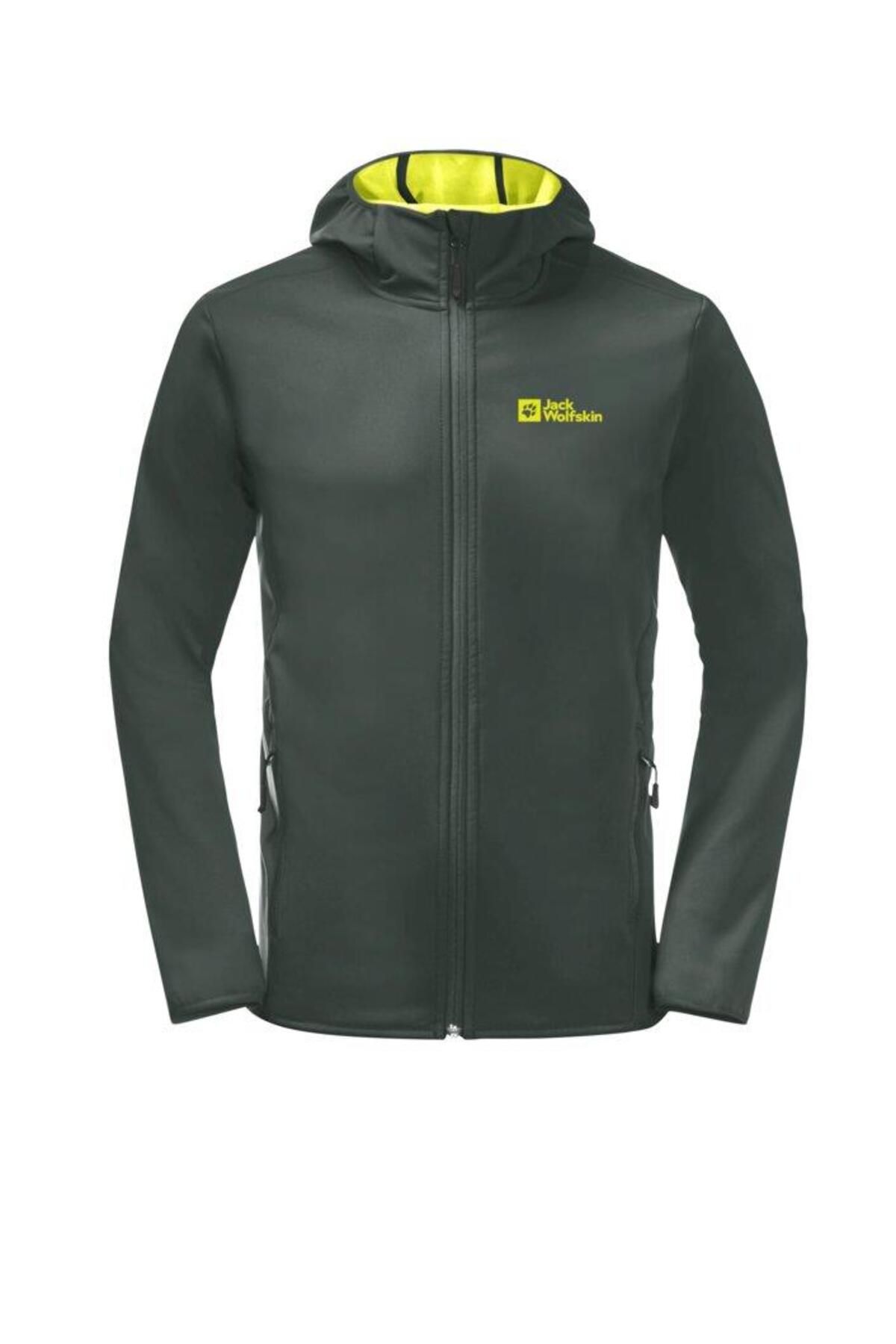 سافت شل و پلار ورزشی مشکی مردانه M اورجینال Jack Wolfskin
