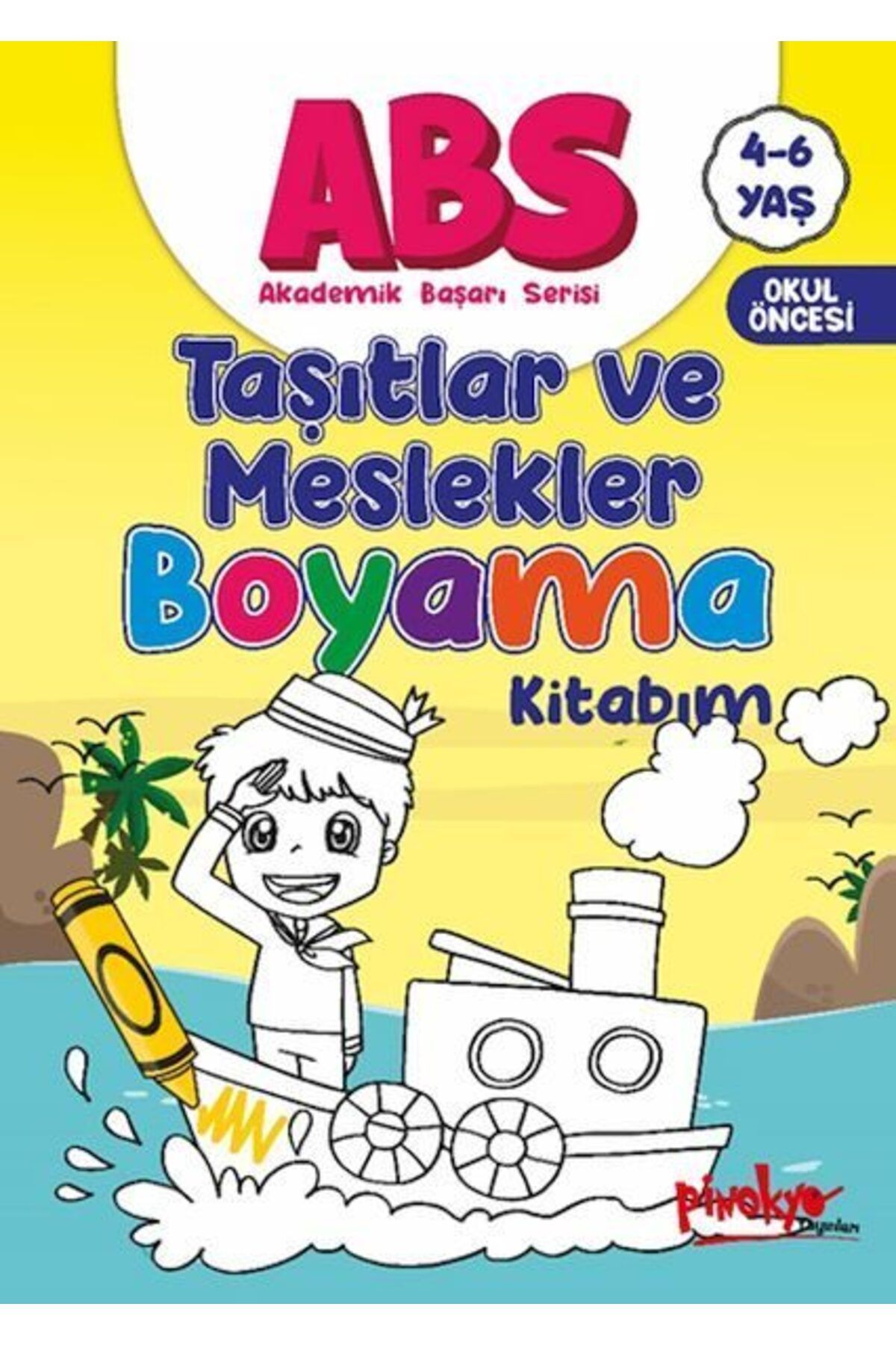 Destek Yayınları ABS 46 Yaş Taşıtlar ve Meslekler Kitabım