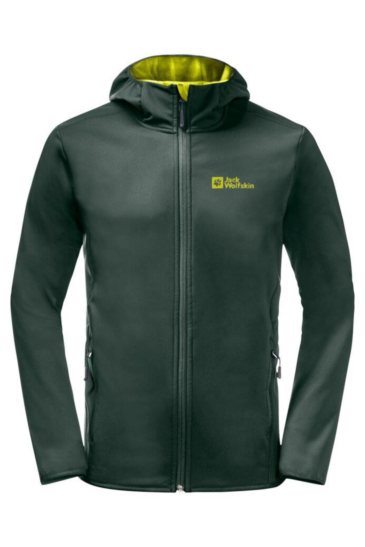سافت شل و پلار ورزشی مشکی مردانه M اورجینال Jack Wolfskin