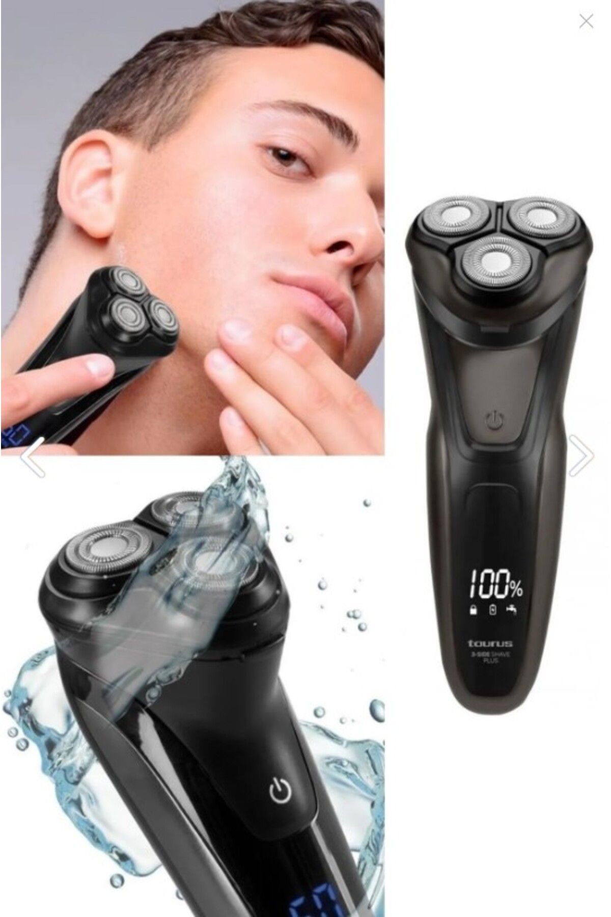 BulutRetail 3 Başlıklı Şarjlı Erkek Traş Makinesi