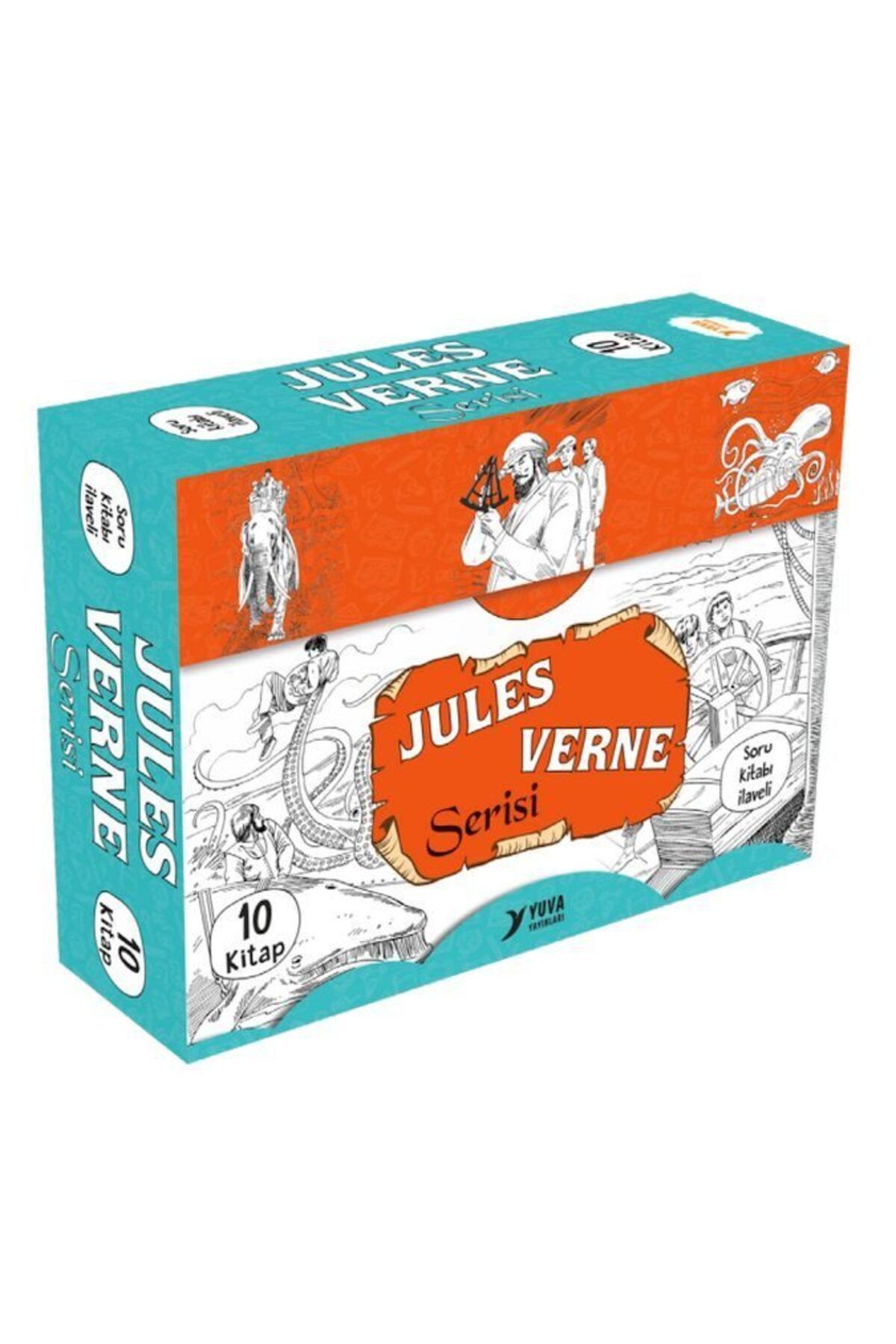 Destek Yayınları Jules Verne Serisi 4 Sınıf 10 Kitaplık Set