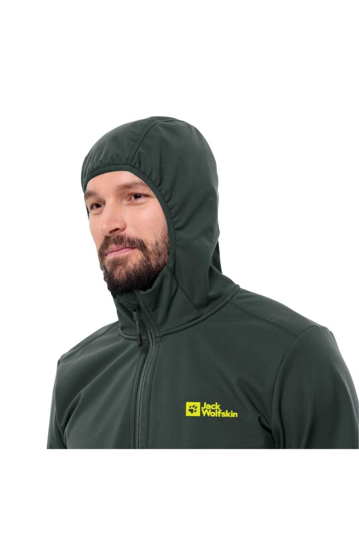 سافت شل و پلار ورزشی مشکی مردانه M اورجینال Jack Wolfskin