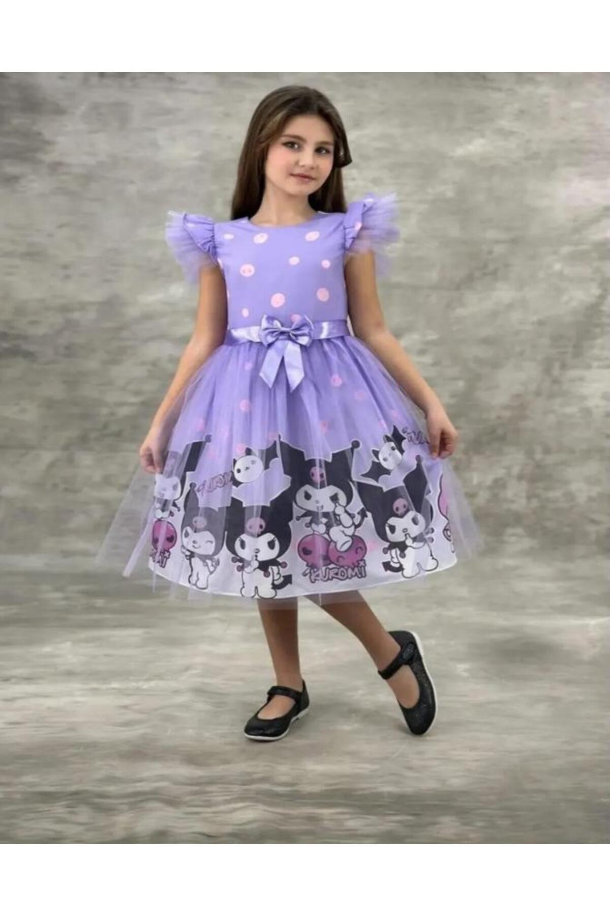 MİLAYS LİFE HOME COLLECTİON TÜLLÜ ÇOCUK ELBİSESİ DOĞUM GÜNÜ ELBİSESİ
