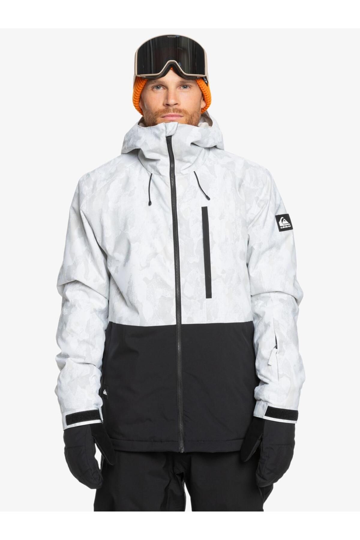 Quiksilver Eqytj03478-41146 Mission Printed Block Jk Erkek Kayak Montu