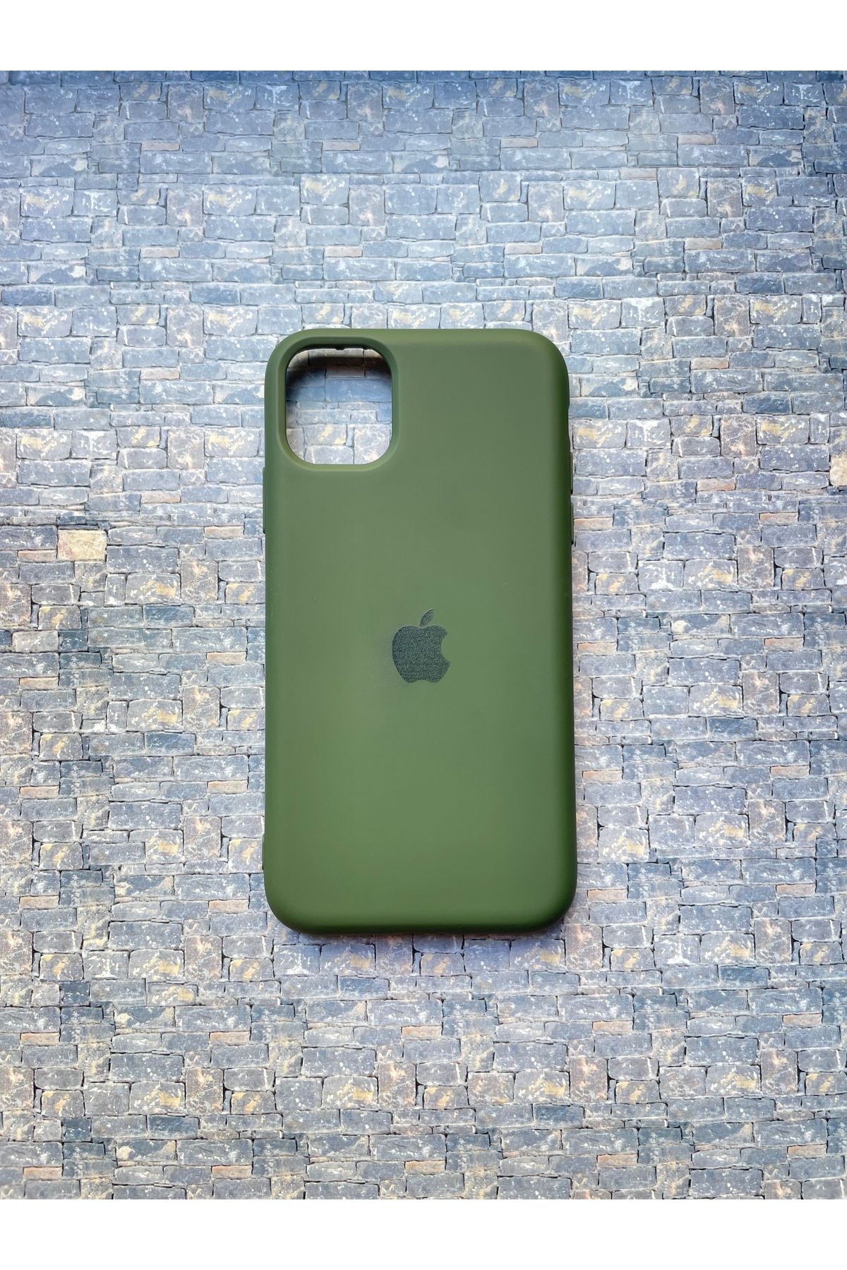 BCNCASE İphone 11 ProMaxLogolu Telefon Kılıfı Yumuşak Silikon Kauçuk İçi Kadife Ince Kılıf ÇizilmezDayanıklı