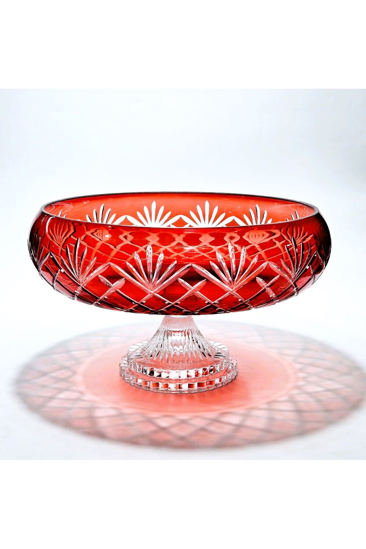 Kristal Market KRİSTAL DEKOR FLOWER SOFRA SUNUM KASESİ