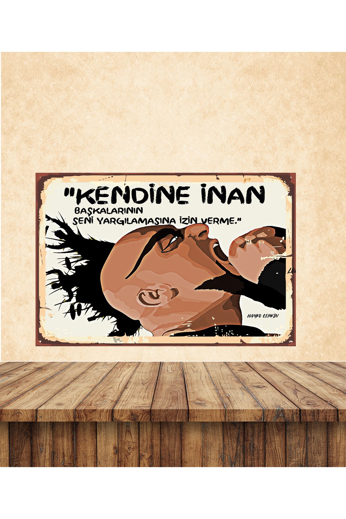 TAKIFİX Hayko Cepkin Temalı 20 x 30 CM MDF Tablo
