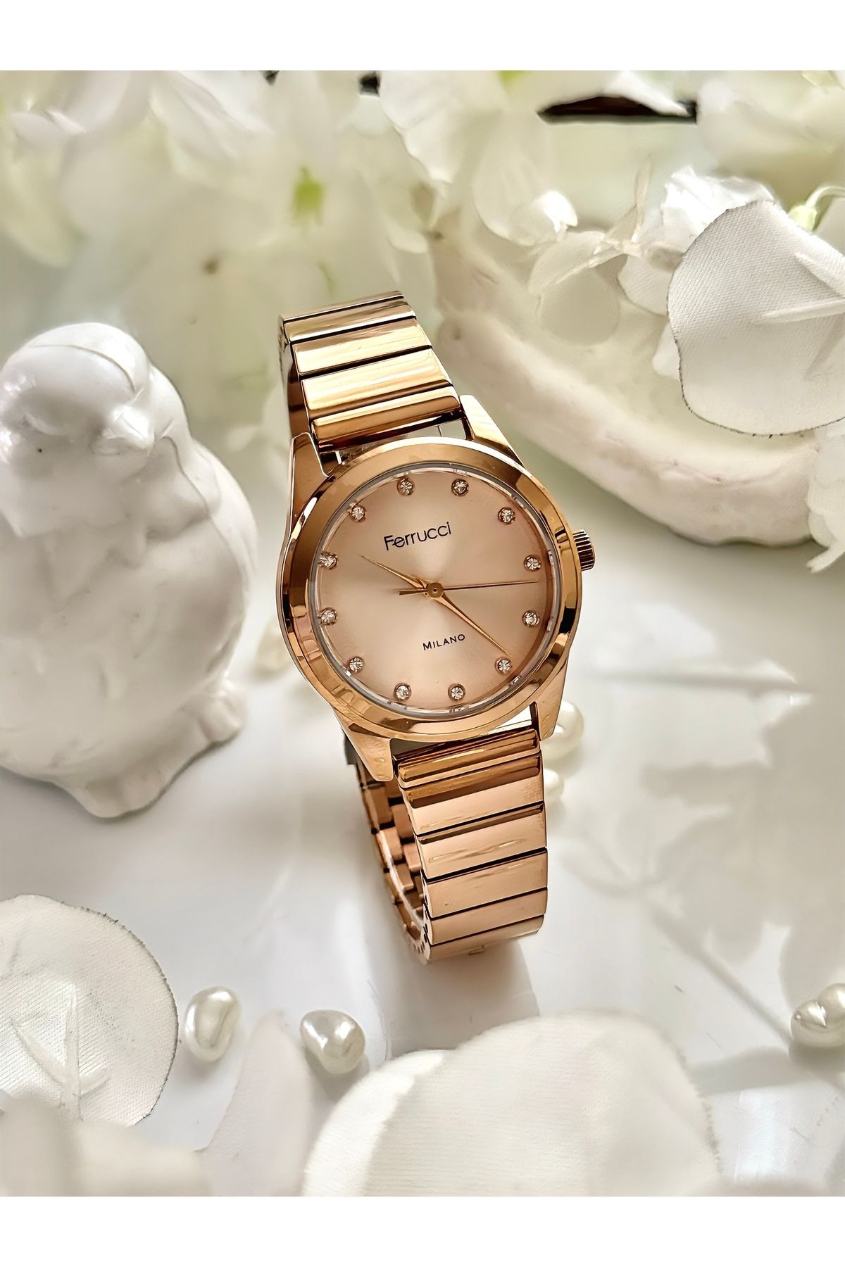 Ferrucci FERRUCCİ-(ROSE RENK) kadın kol saati-