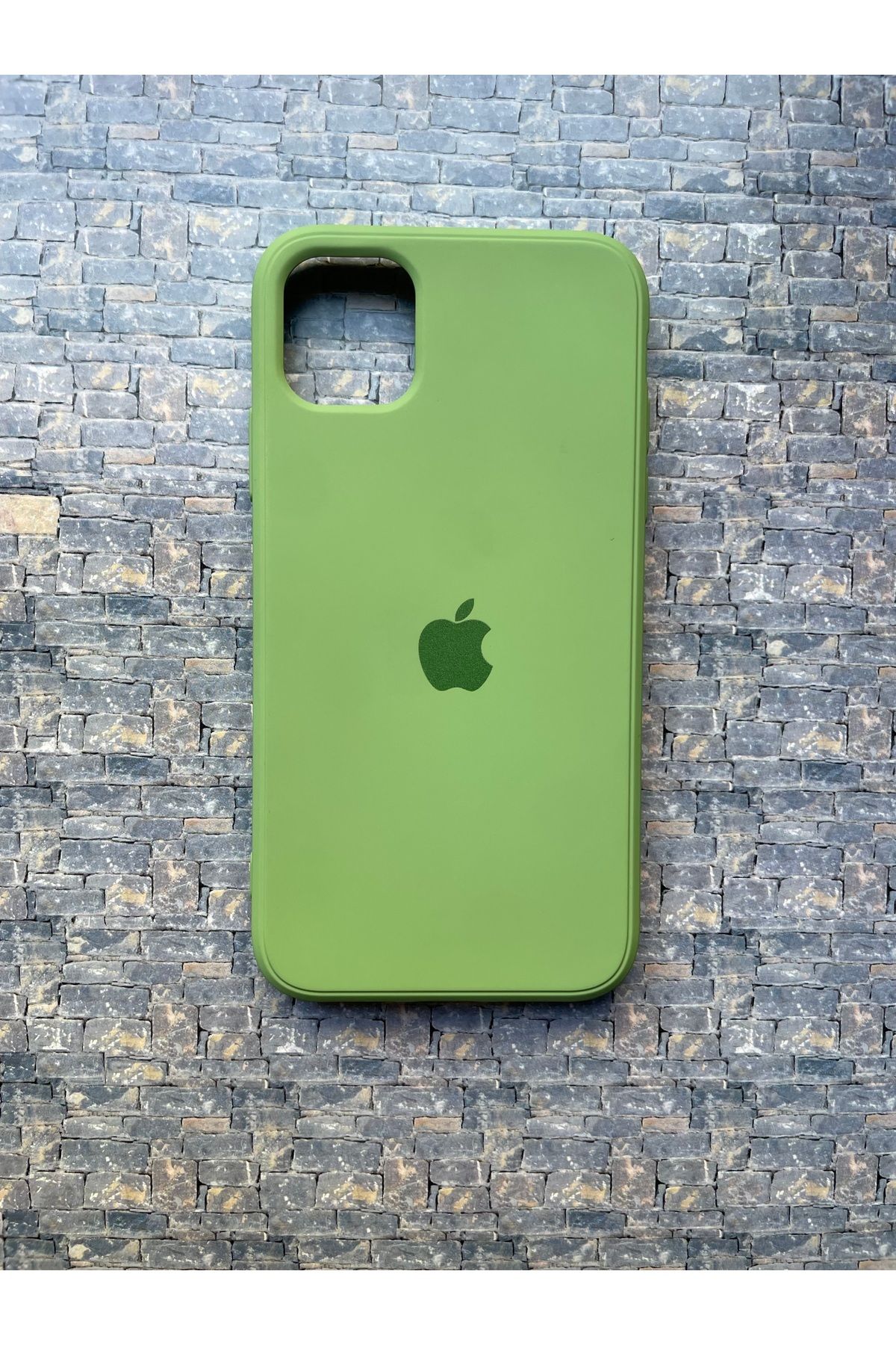 BCNCASE İphone 11 ProMaxLogolu Telefon Kılıfı Yumuşak Silikon Kauçuk İçi Kadife Ince Kılıf ÇizilmezDayanıklı
